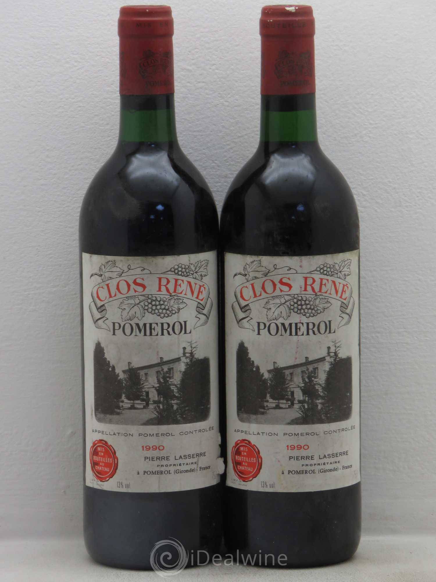 Clos René 1990 - Lot de 2 bouteilles - 0