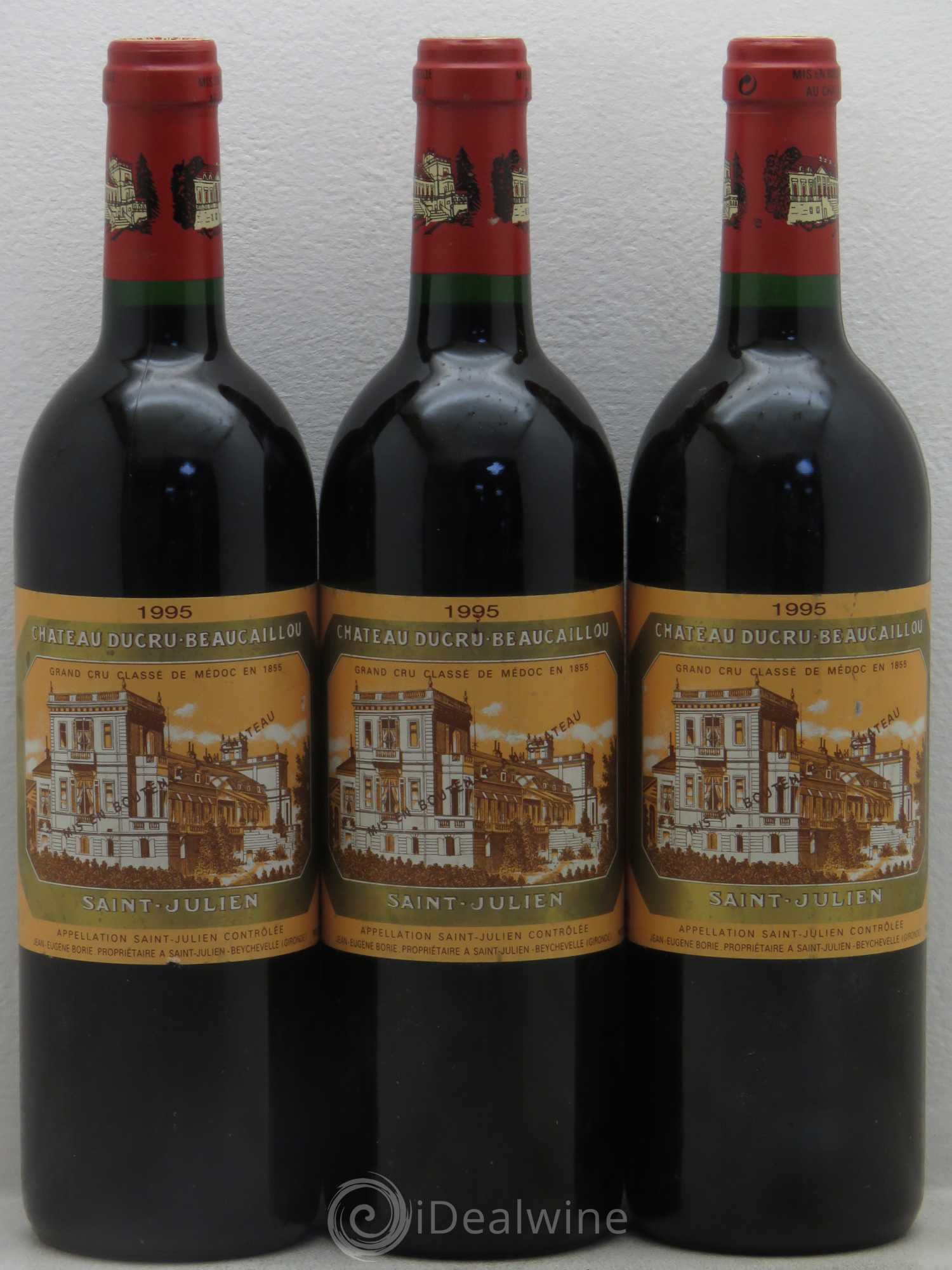Château Ducru Beaucaillou 2ème Grand Cru Classé 1995 - Lot de 3 bouteilles - 0