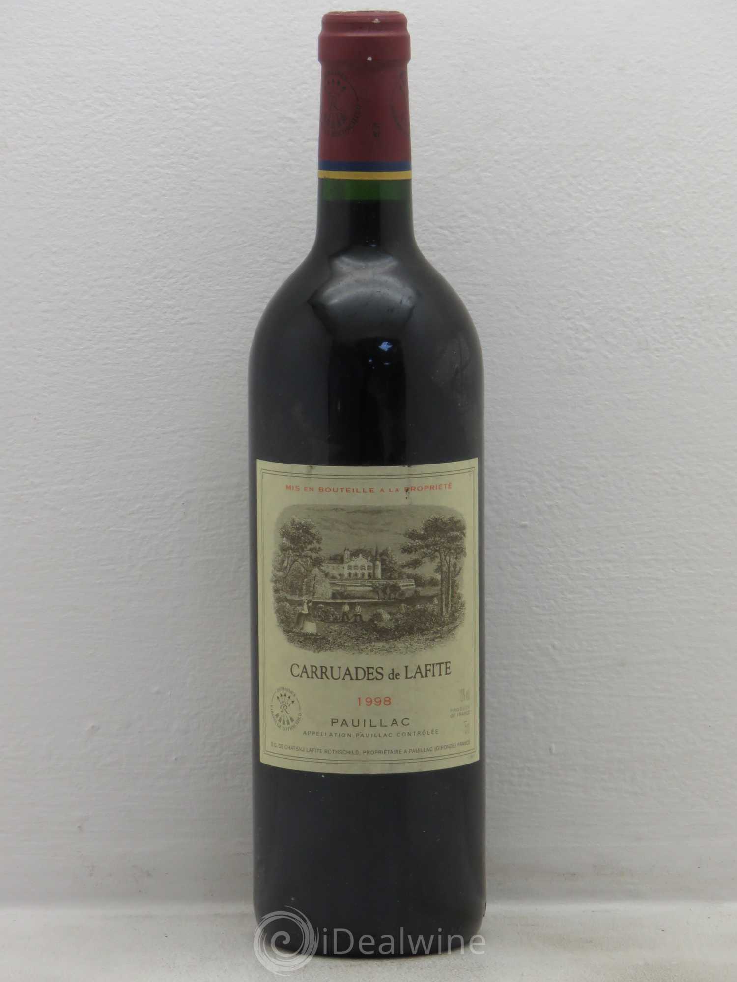 Carruades de Lafite Rothschild Second Vin 1998 - Lot de 1 bouteille - 0