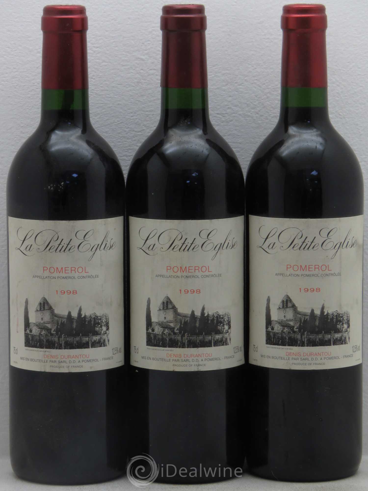 La Petite Eglise 1998 - Lot de 3 bouteilles - 0