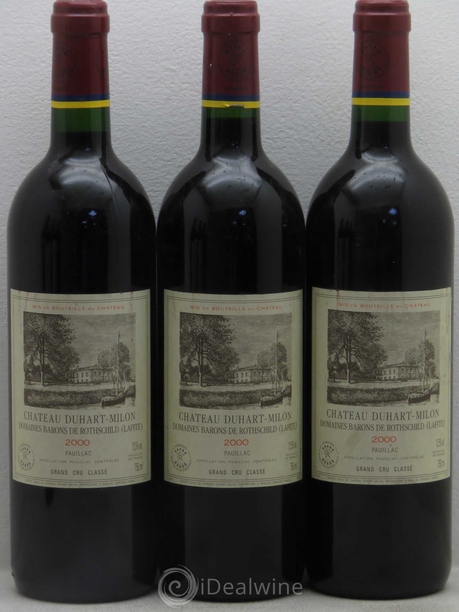 Château Duhart-Milon 4ème Grand Cru Classé 2000 - Lot de 6 bouteilles - 1