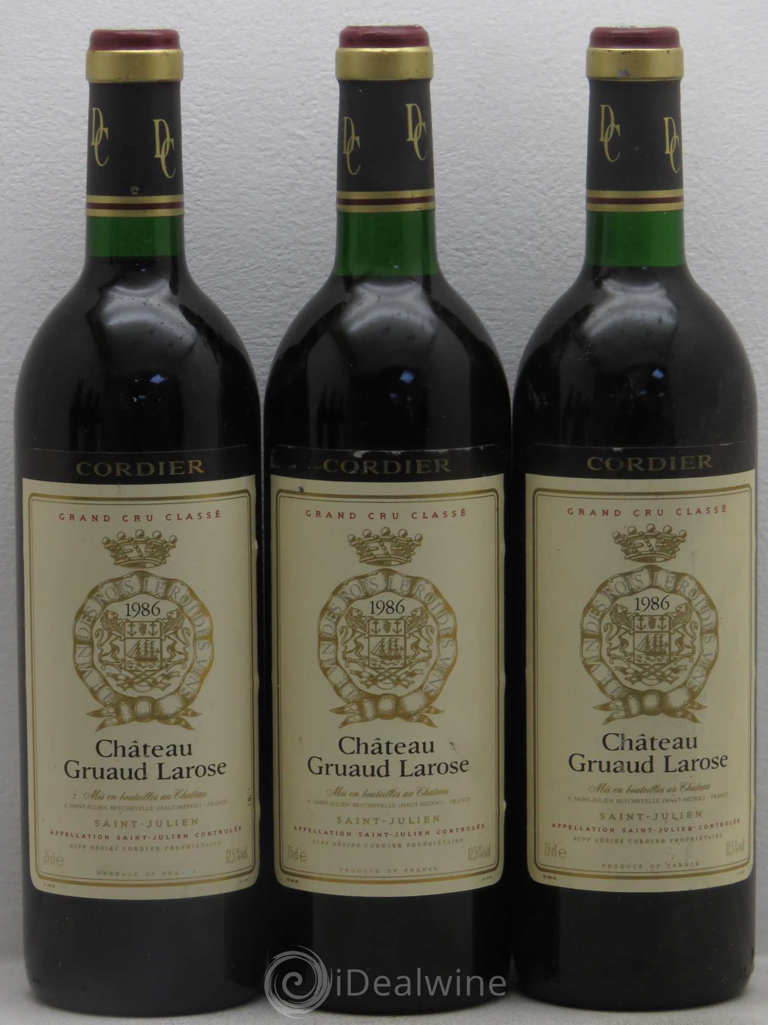 Château Gruaud Larose 2ème Grand Cru Classé 1986 - Lot de 6 bouteilles - 1