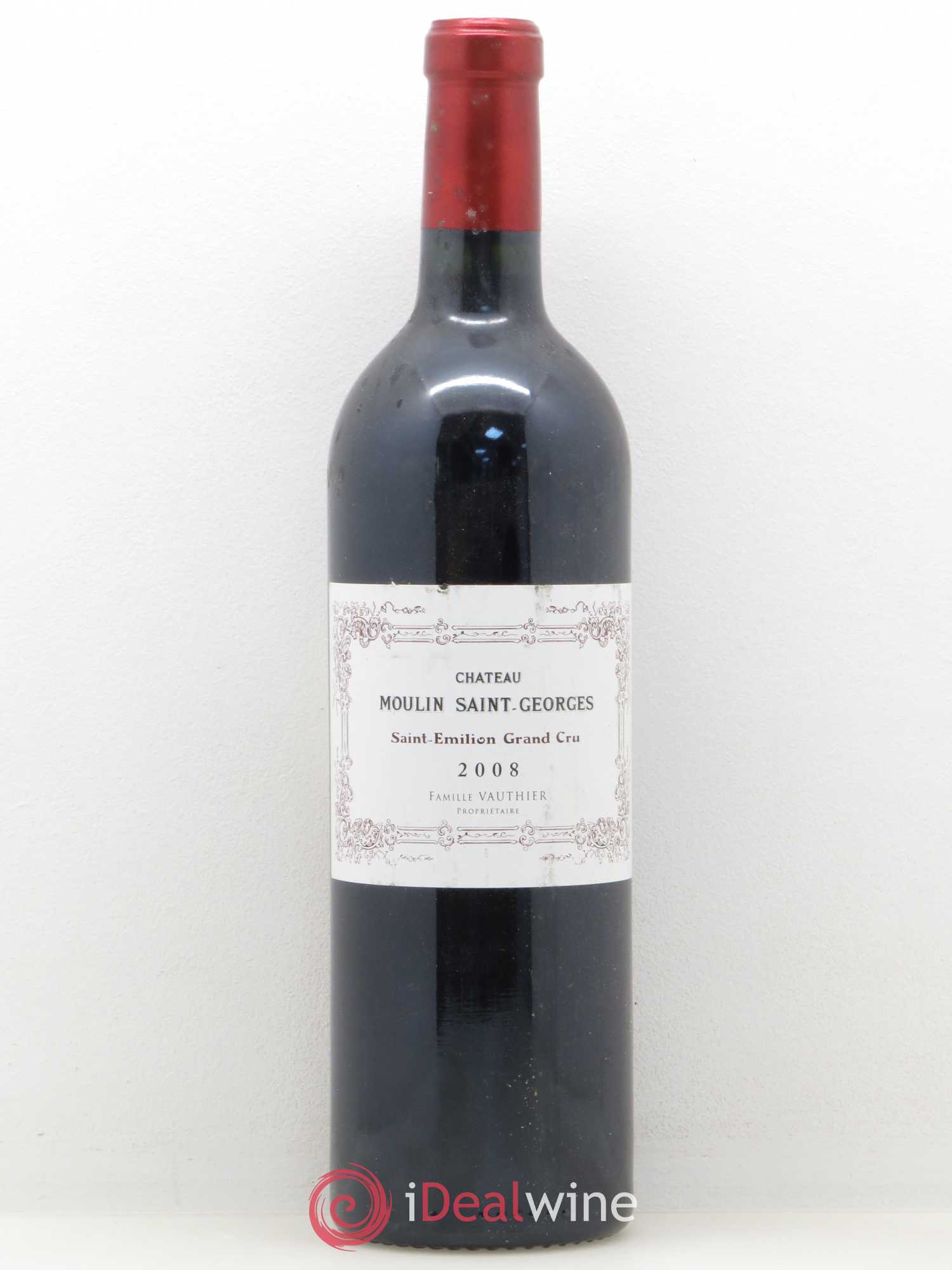 Château Moulin Saint Georges 2008 - Lot de 1 bouteille - 0