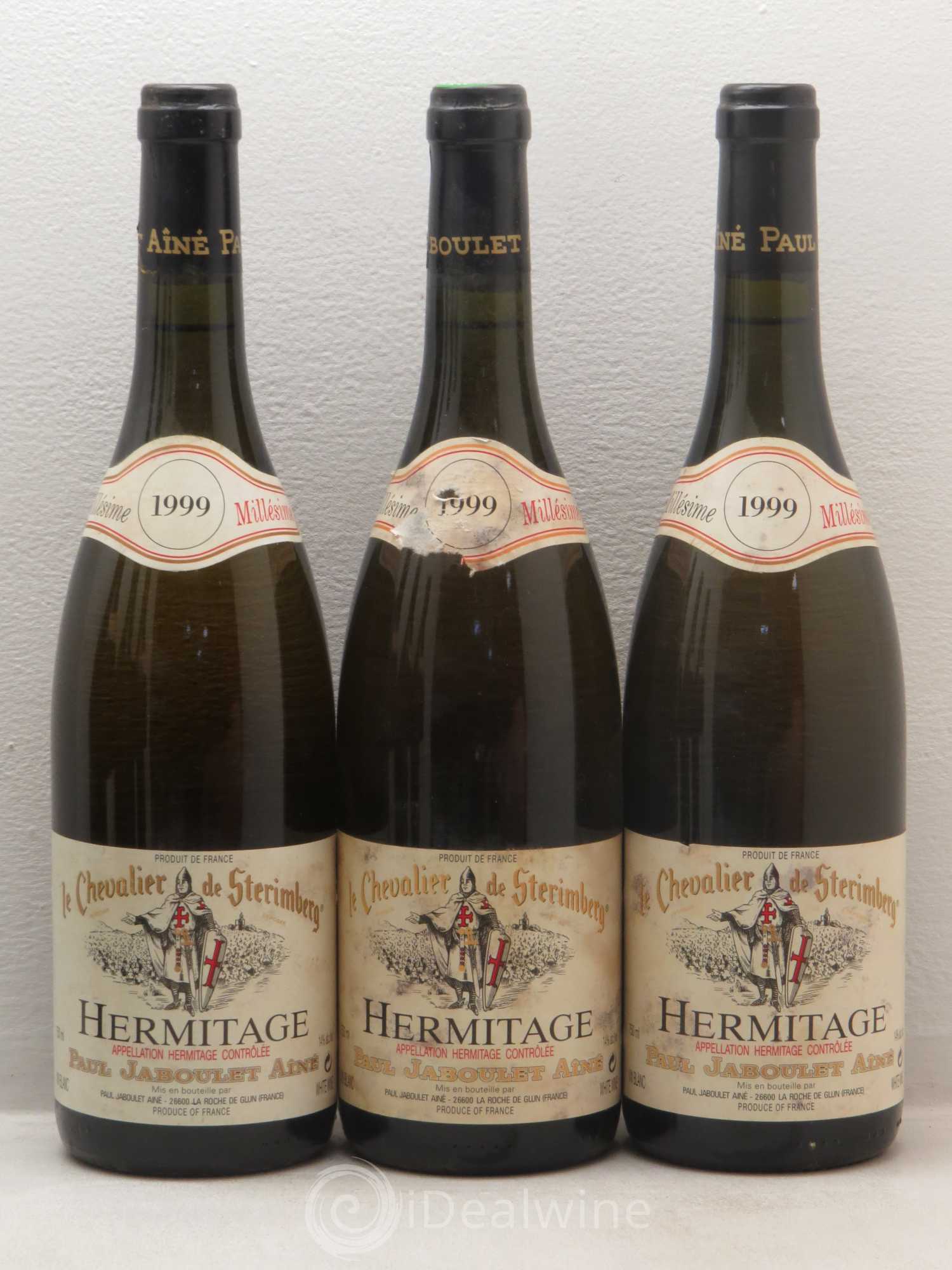 Hermitage Chevalier de Sterimberg Paul Jaboulet Ainé 1999 - Lot de 6 bouteilles - 1
