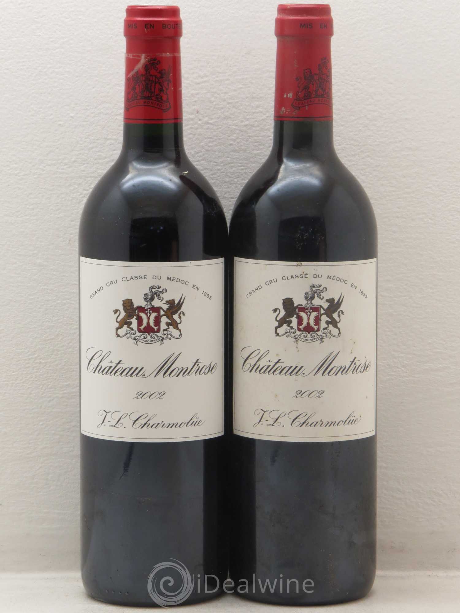 Château Montrose 2ème Grand Cru Classé 2002 - Lot de 2 bouteilles - 0