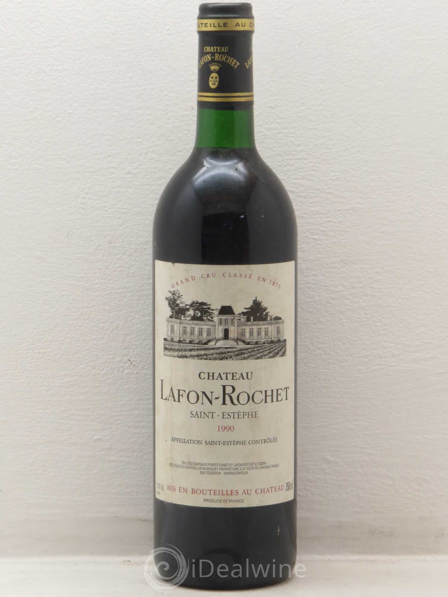 Château Lafon Rochet 4ème Grand Cru Classé 1990 - Lot de 1 bouteille - 0