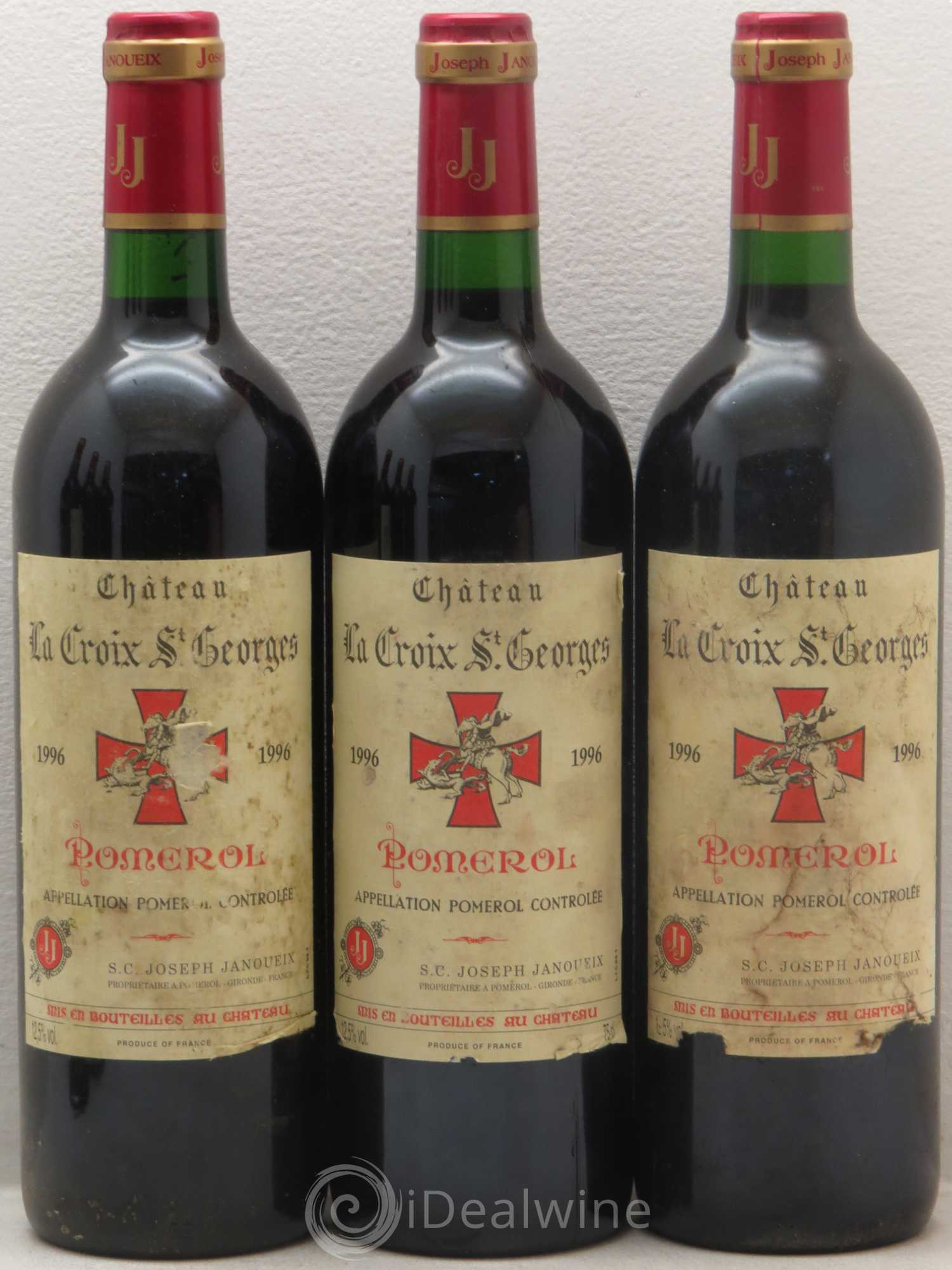 Château la Croix Saint-Georges 1996 - Lot de 6 bouteilles - 1