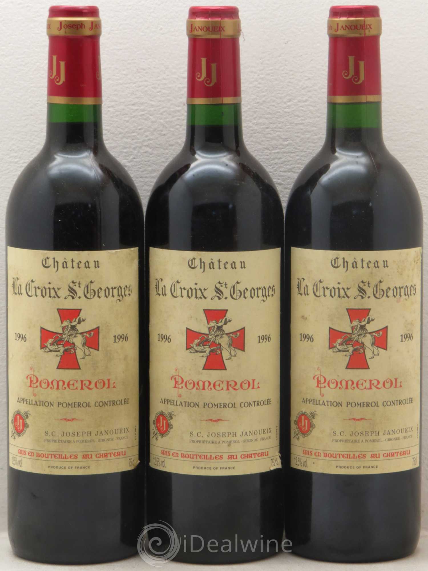Château la Croix Saint-Georges 1996 - Lot de 6 bouteilles - 2
