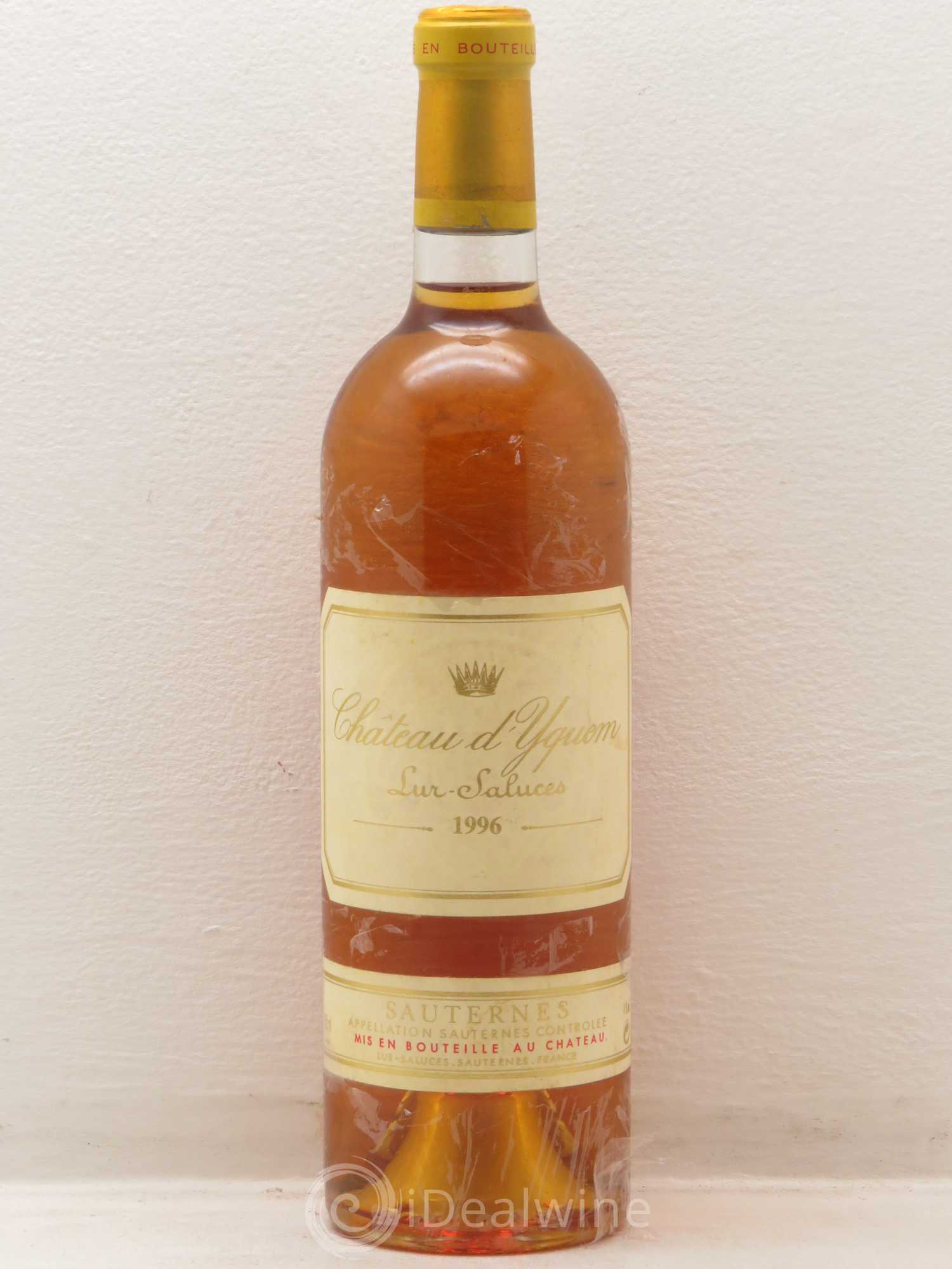 Château d' Yquem 1er Cru Classé Supérieur 1996 - Lotto di 1 bottiglia - 0