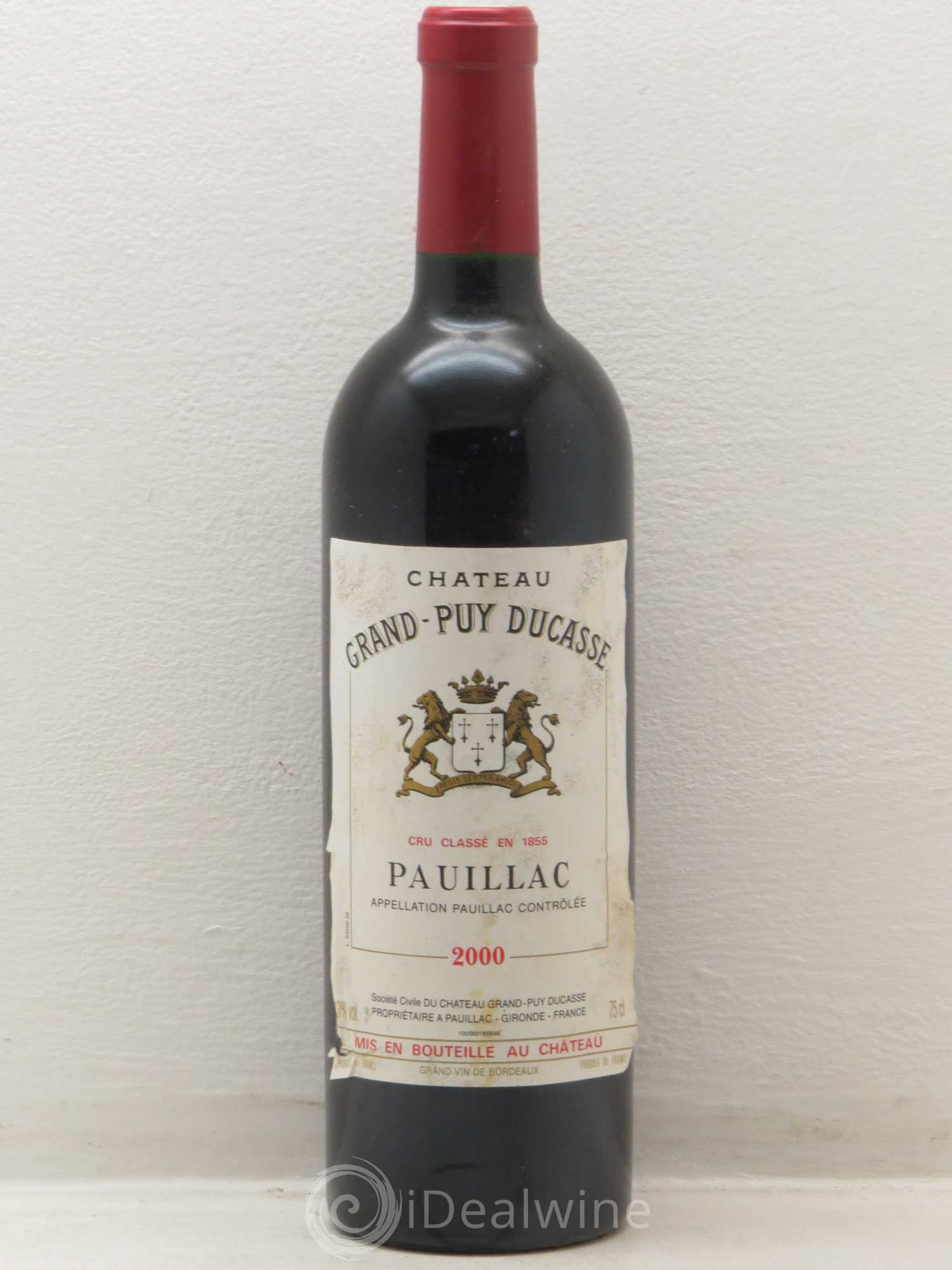 Château Grand Puy Ducasse 5ème Grand Cru Classé 2000 - Lot de 1 bouteille - 0