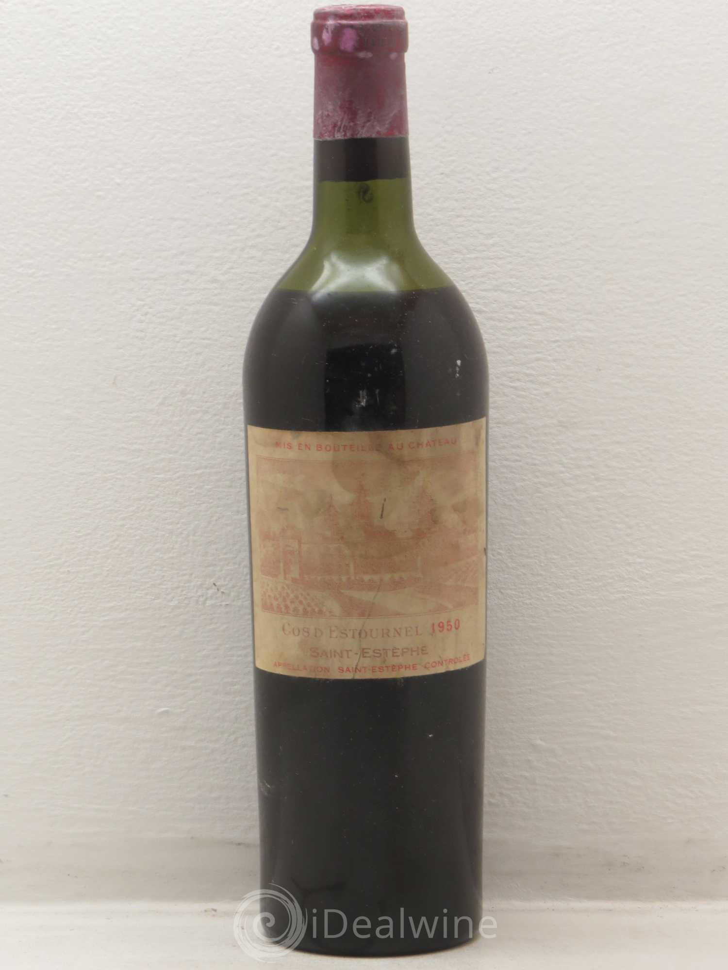 Cos d'Estournel 2ème Grand Cru Classé 1950 - Lot de 1 bouteille - 0