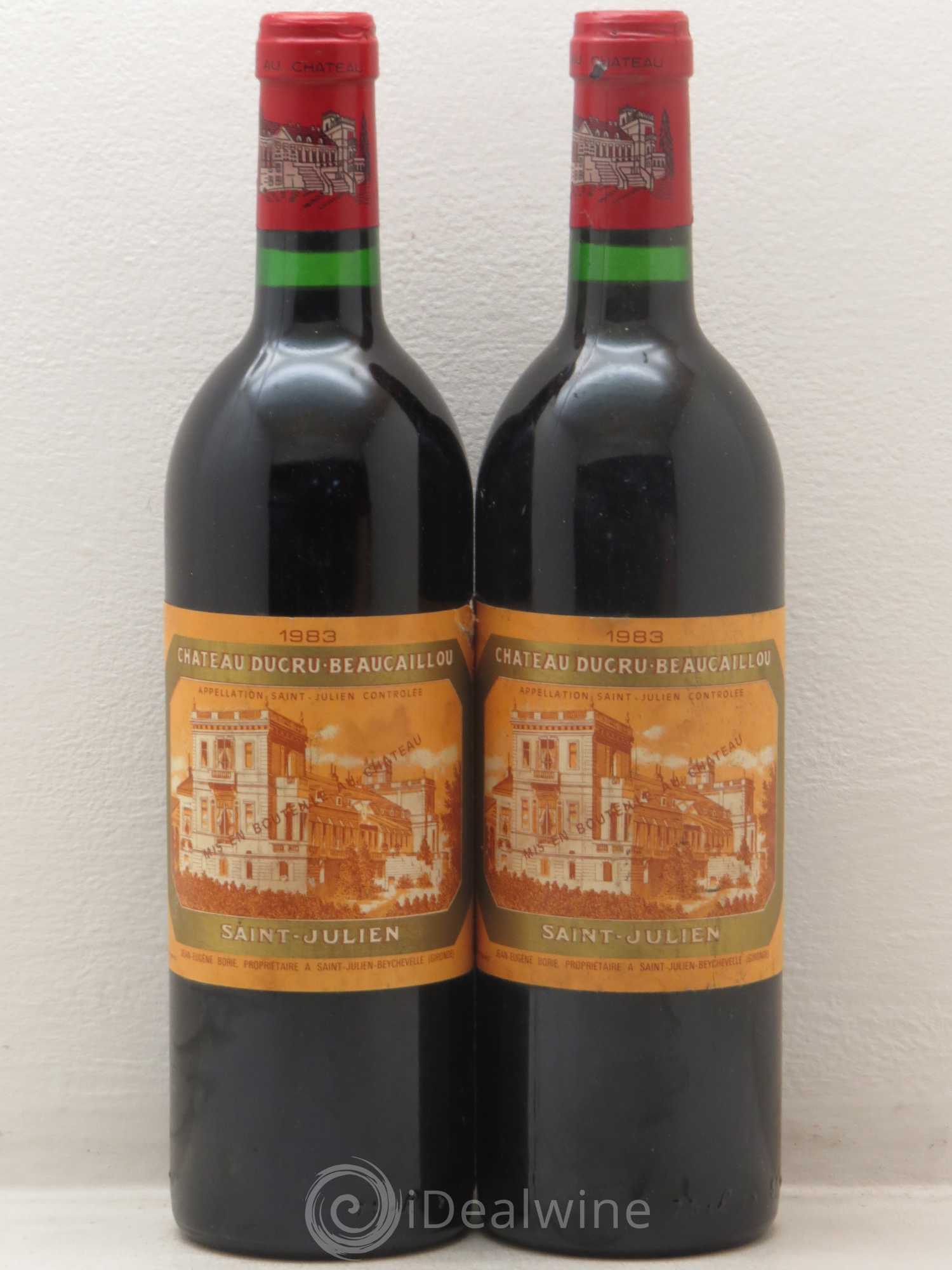 Château Ducru Beaucaillou 2ème Grand Cru Classé 1983 - Lot de 2 bouteilles - 0
