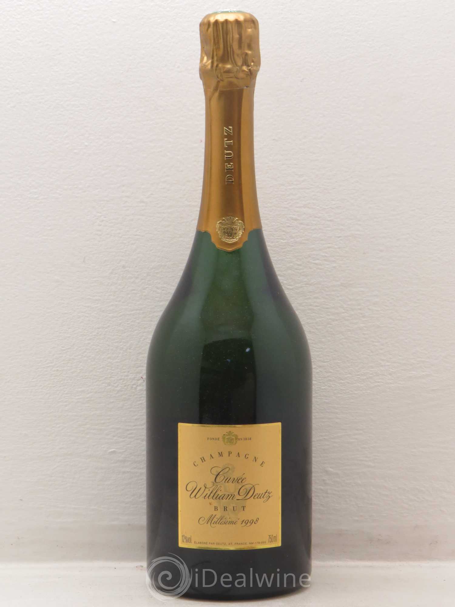 Cuvée William Deutz Deutz 1998 - Lot de 1 bouteille - 0
