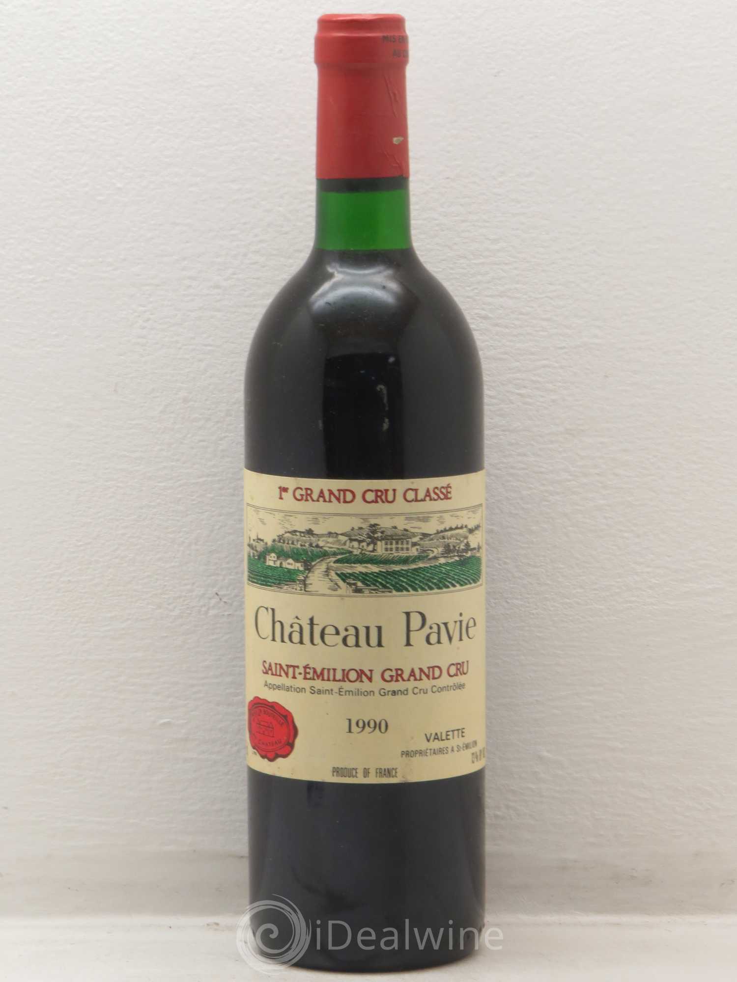 Château Pavie 1er Grand Cru Classé A 1990 - Lot de 1 bouteille - 0