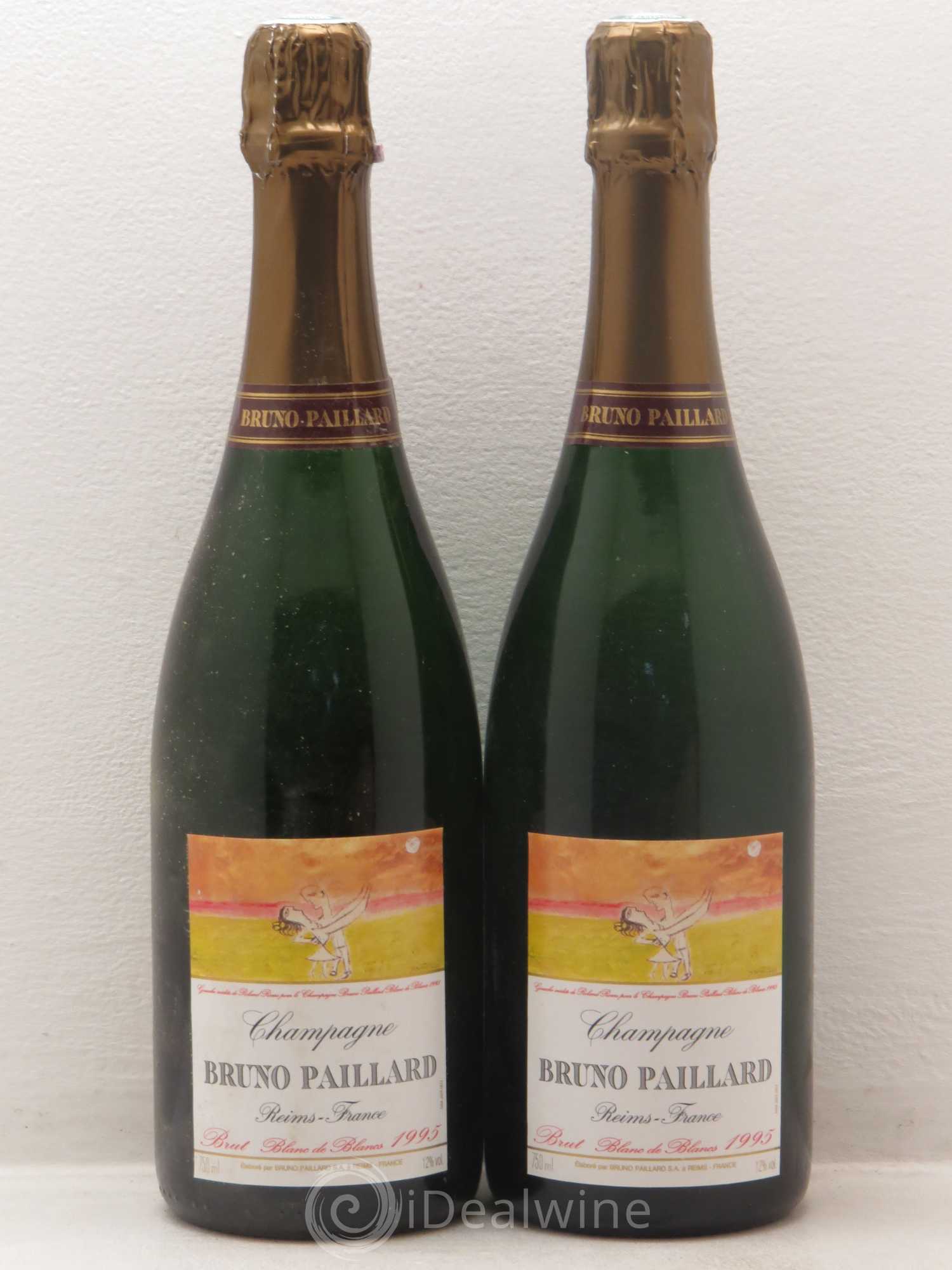 Champagne Blanc de Blancs - Bruno Paillard 1995 - Posten von 2 Flaschen - 0