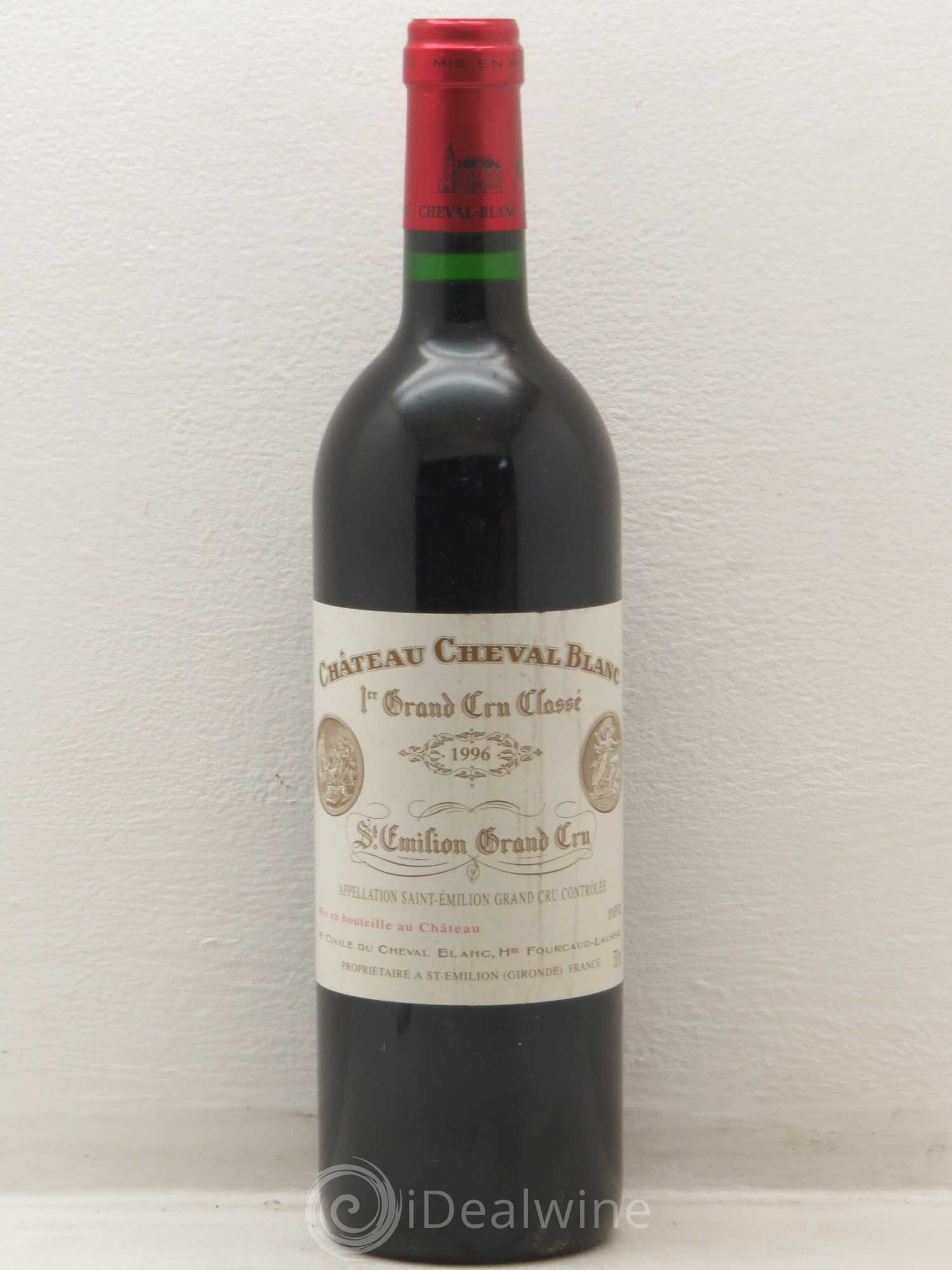 Château Cheval Blanc 1er Grand Cru Classé A 1996 - Lot de 1 bouteille - 0
