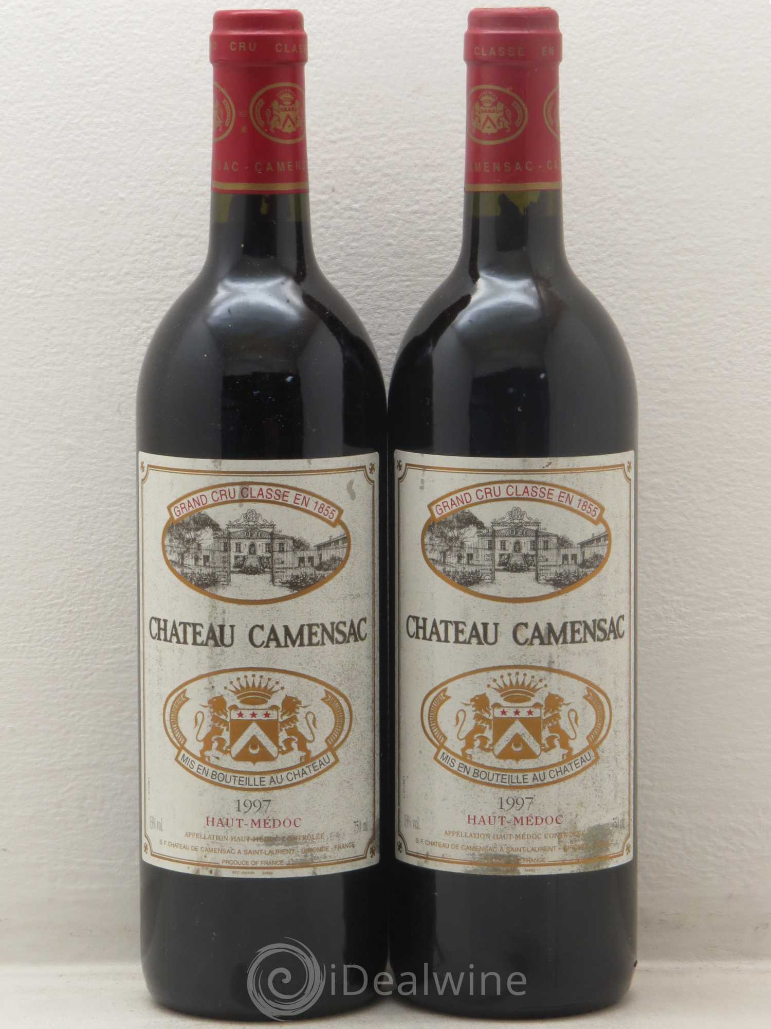 Château Camensac 5ème Grand Cru Classé 1997 - Lot de 2 bouteilles - 0