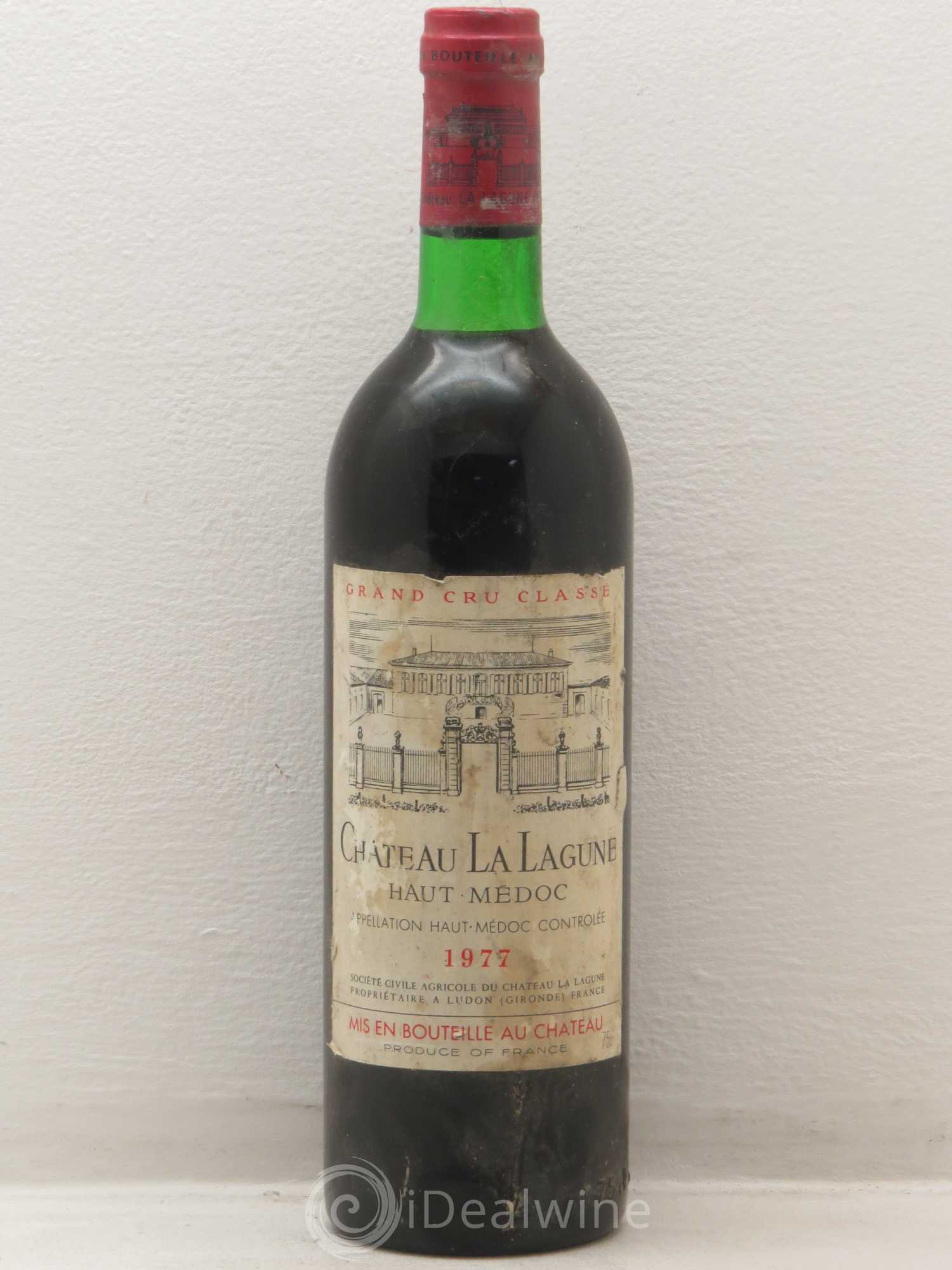 Château la Lagune 3ème Grand Cru Classé 1977 - Lot de 1 bouteille - 0
