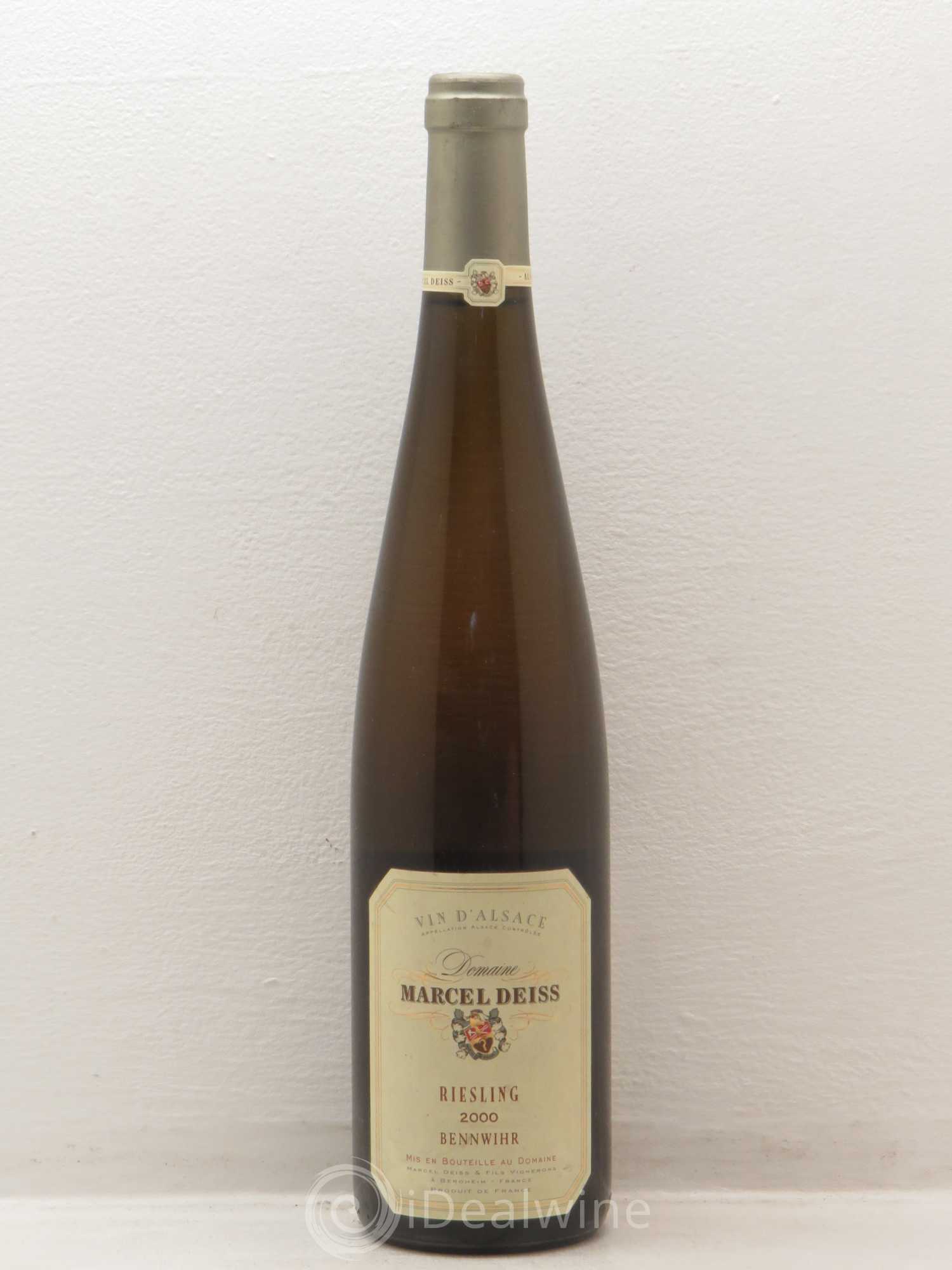 Alsace Riesling Marcel Deiss (Domaine) Bennwihr 2000 - Posten von 1 Flasche - 0