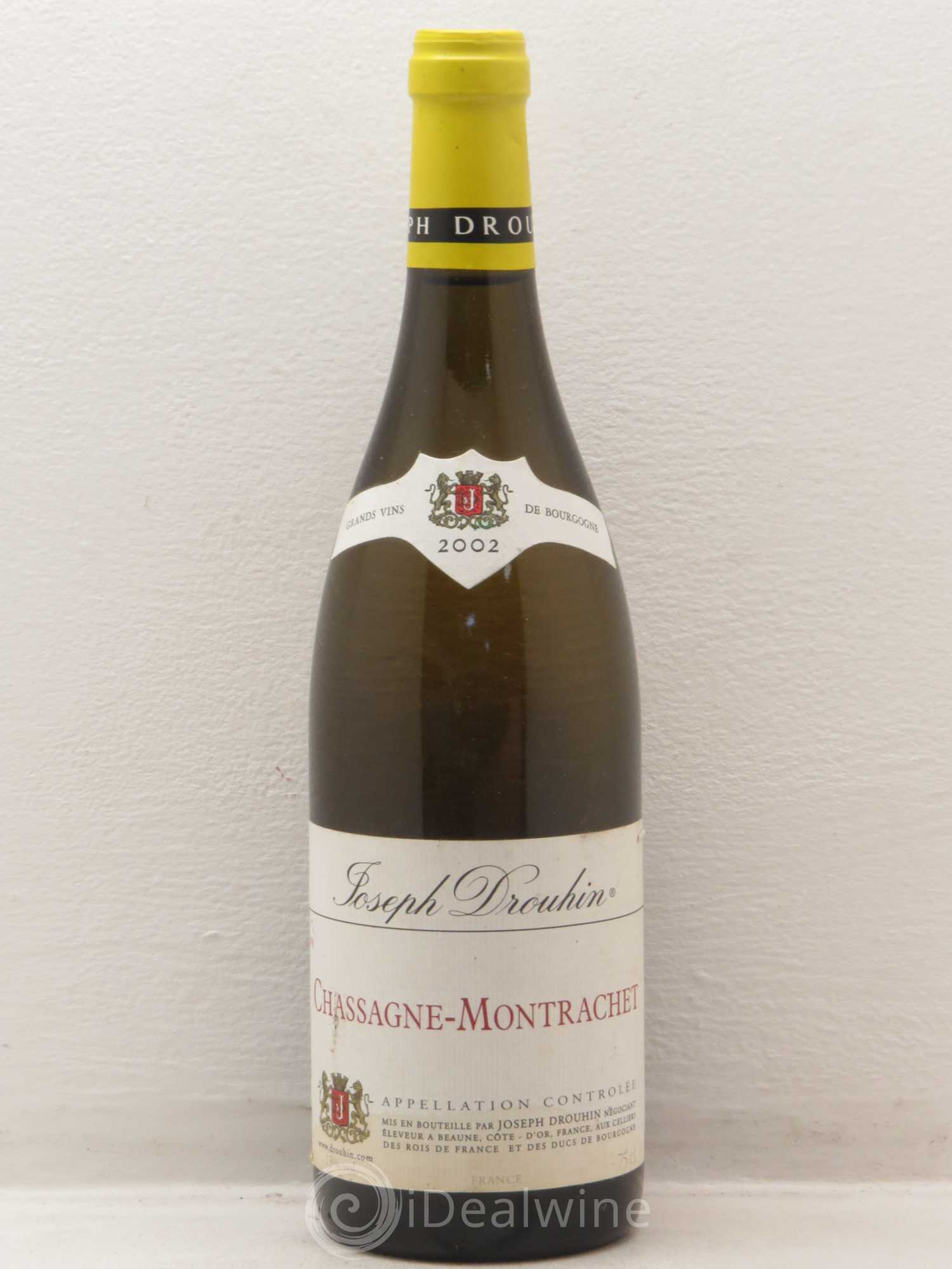 Chassagne-Montrachet J. Drouhin 2002 - Posten von 1 Flasche - 0