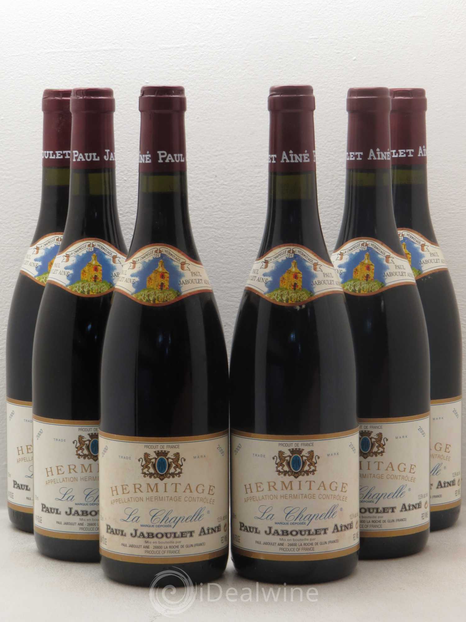 Hermitage La Chapelle Paul Jaboulet Ainé 2000 - Lot de 6 bouteilles - 0