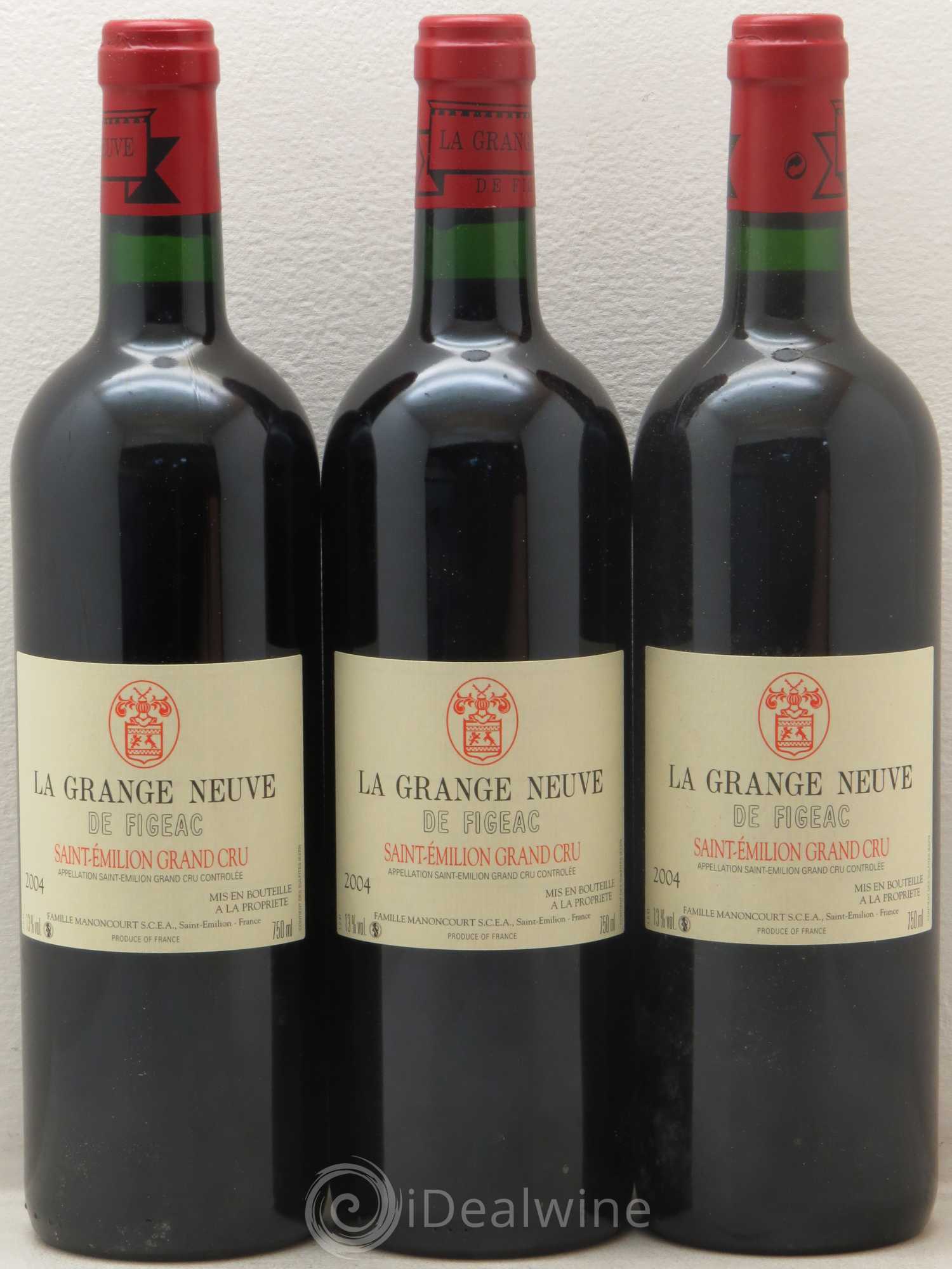 Château La Grange Neuve de Figeac 2004 - Lot de 6 bouteilles - 2