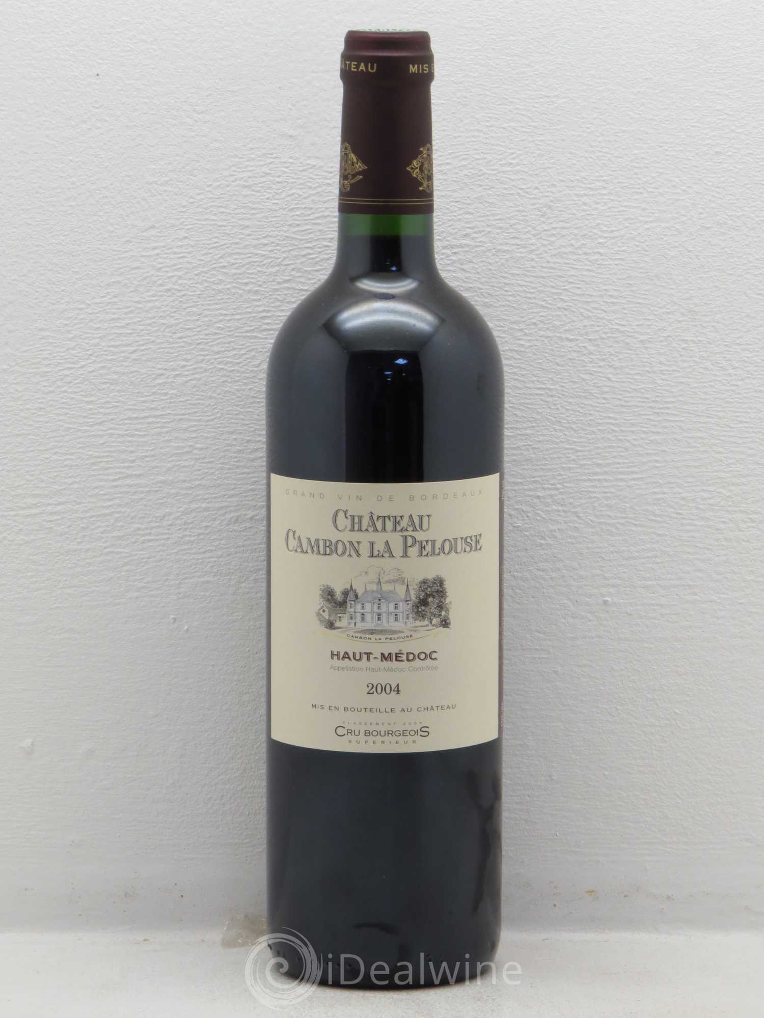 Château Cambon la Pelouse Cru Bourgeois 2004 - Lot de 1 bouteille - 0
