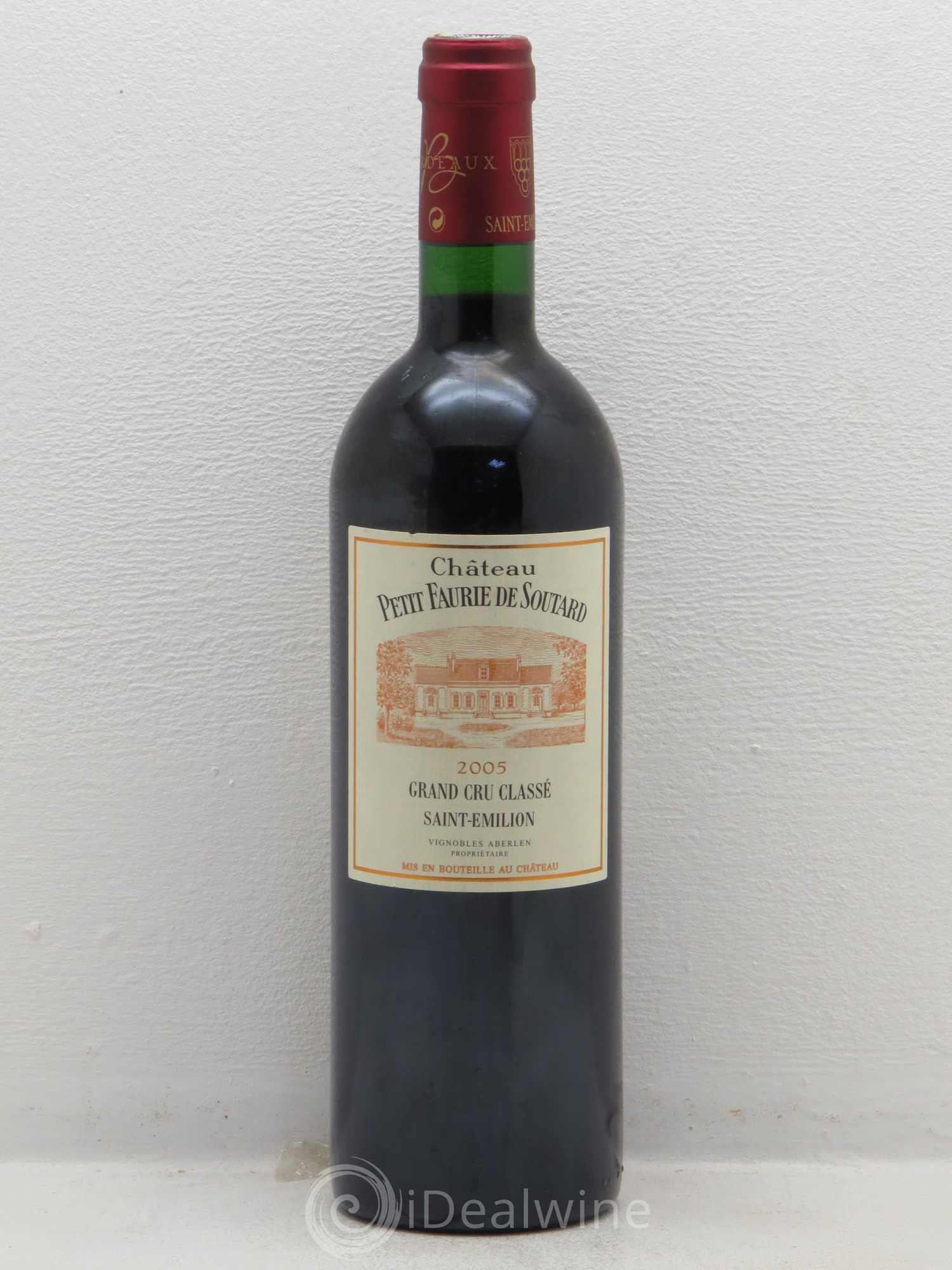 Château Petit Faurie de Soutard Grand Cru Classé 2005 - Lot de 1 bouteille - 0