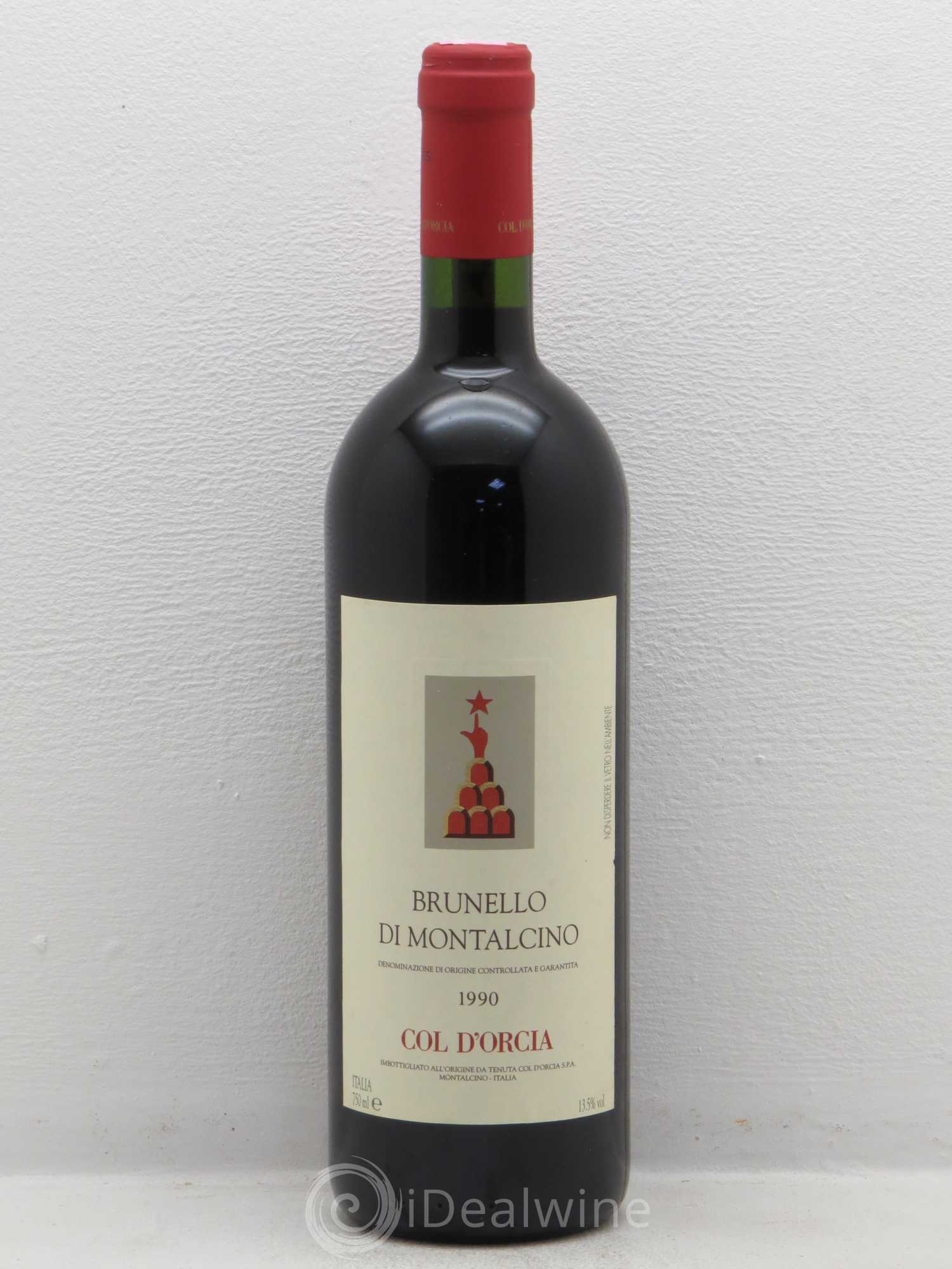 Brunello di Montalcino DOCG Col D'Orcia 1990 - Lot de 1 bouteille - 0