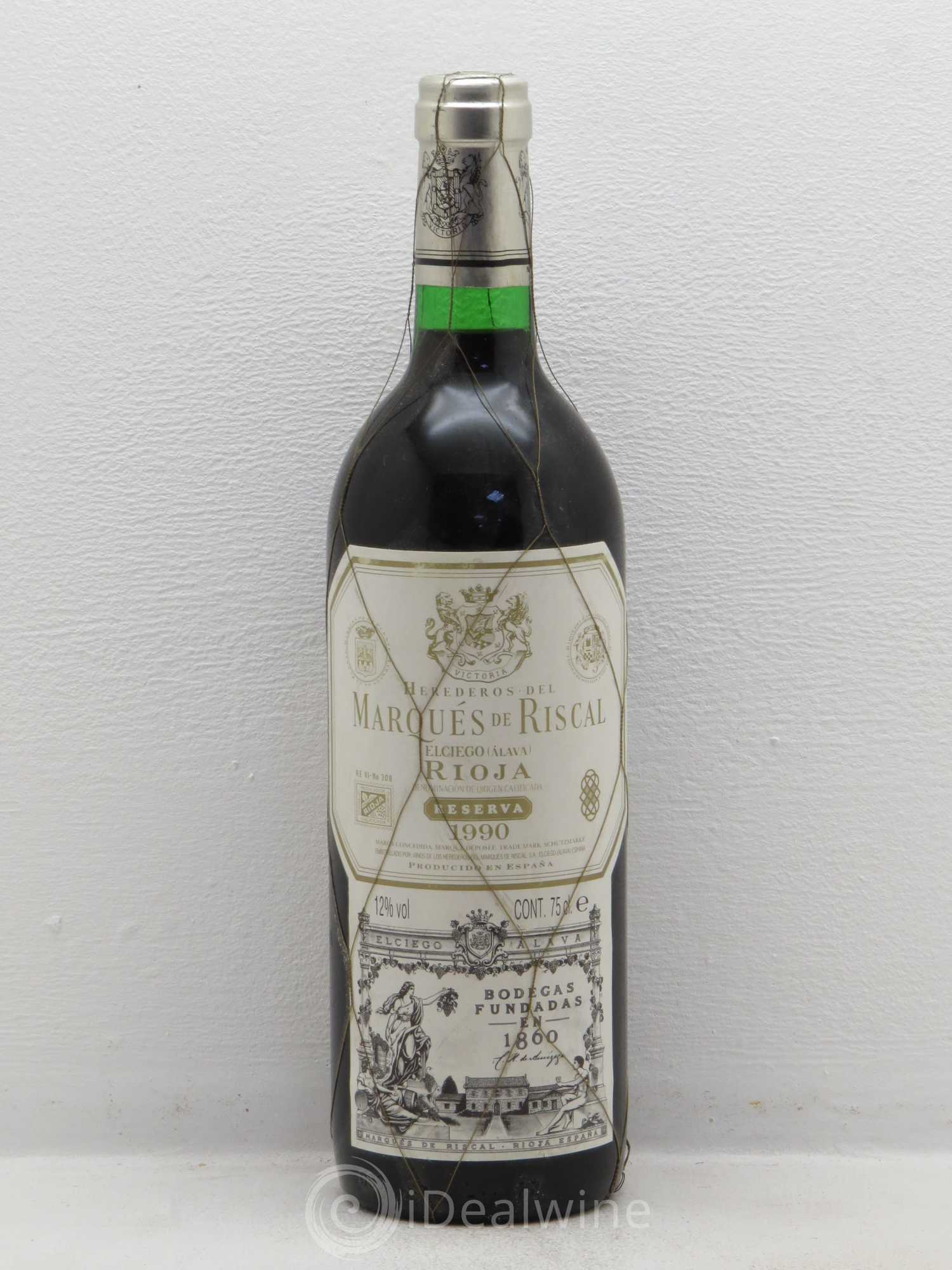 Rioja DOCA Reserva Marqués de Riscal 1990 - Lot of 1 bottle - 0