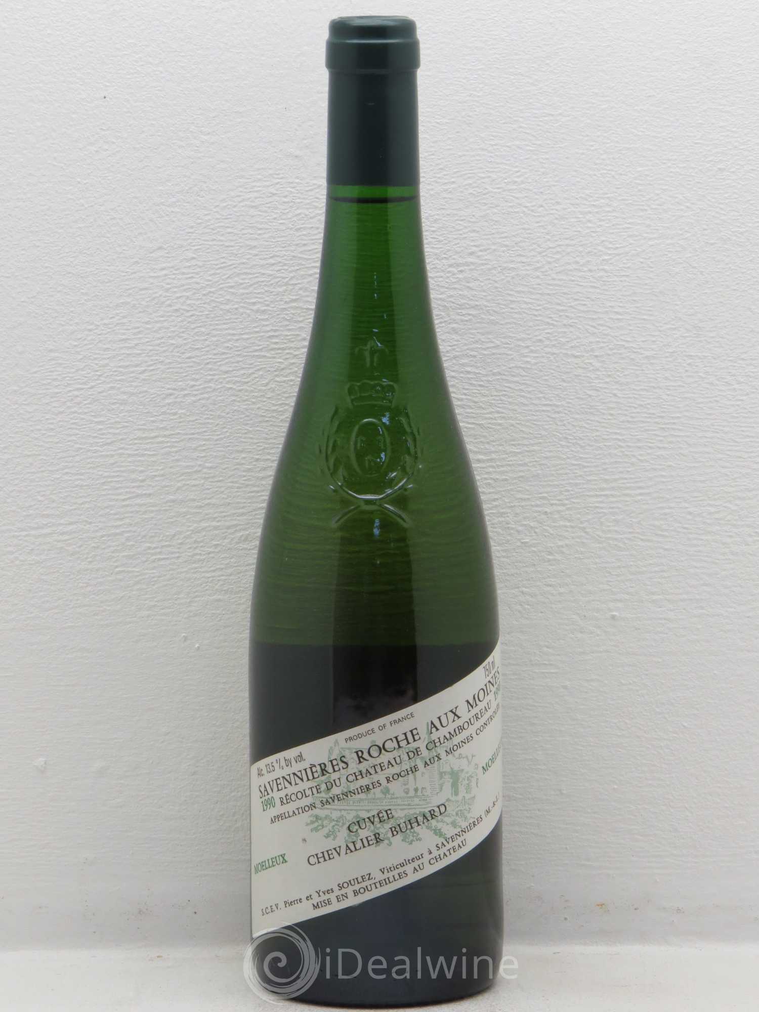Savennières Roches Aux Moines Cuvee Chevalier Buhard Château de Chamboureau 1990 - Posten von 1 Flasche - 0