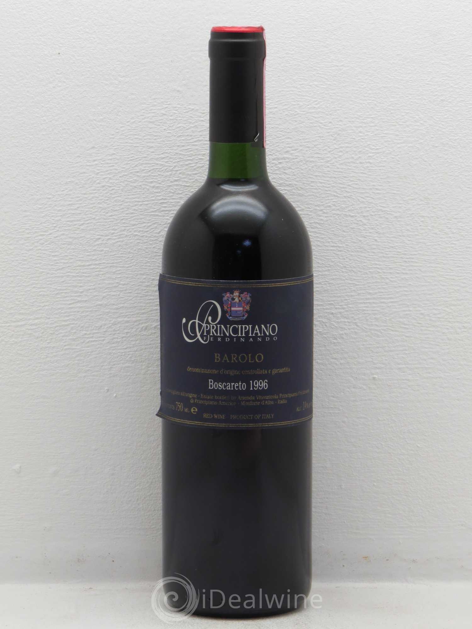 Barolo Boscareto Ferdinando Principiano 1996 - Lot de 1 bouteille - 0