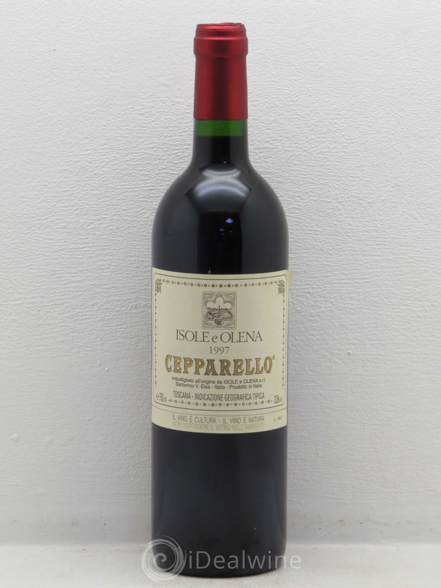 Toscana IGT Cepparello Isole & Olena IGT Toscana 1997 - Posten von 1 Flasche - 0