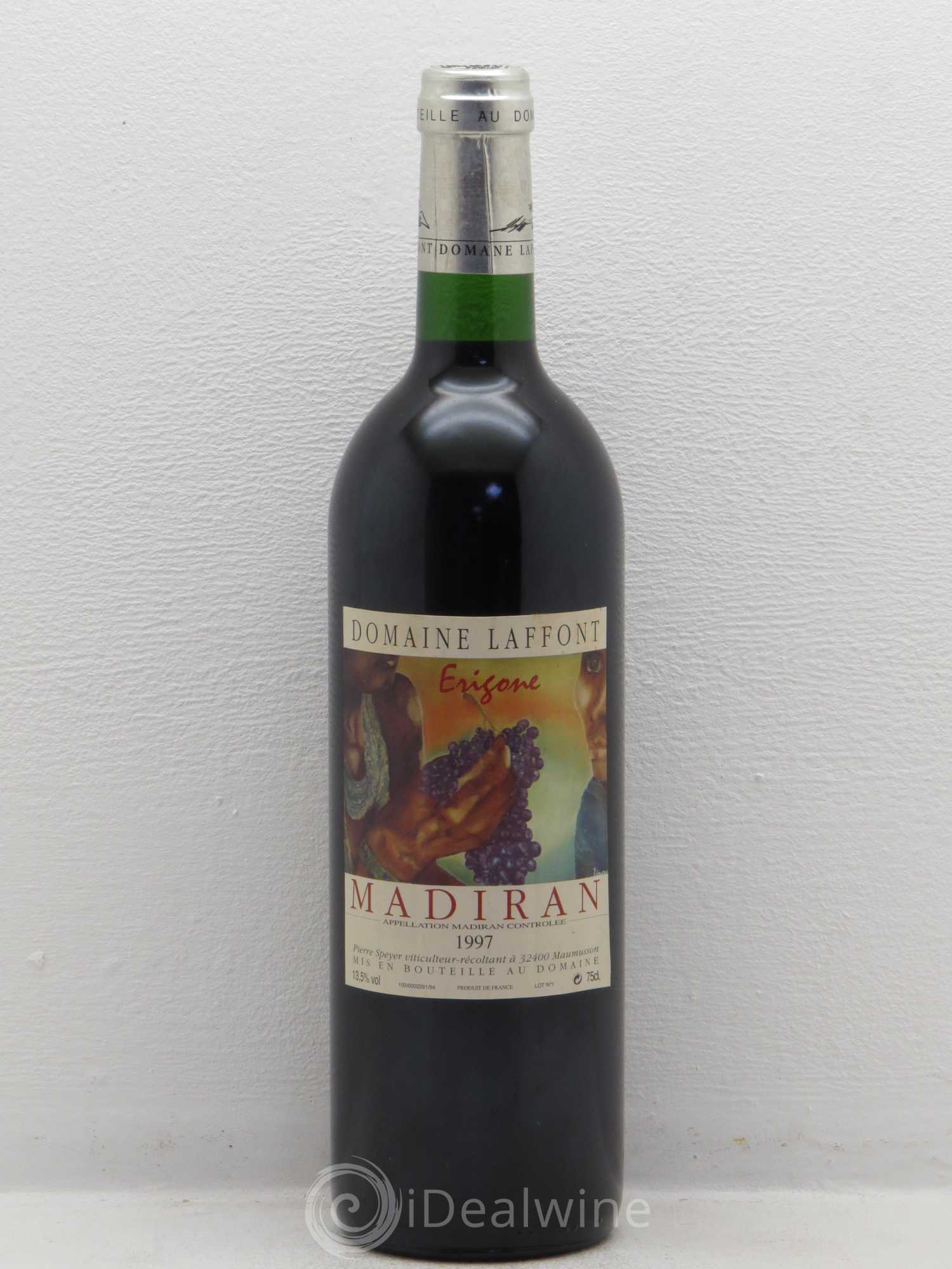 Madiran Erigone Domaine Laffont 1997 - Posten von 1 Flasche - 0