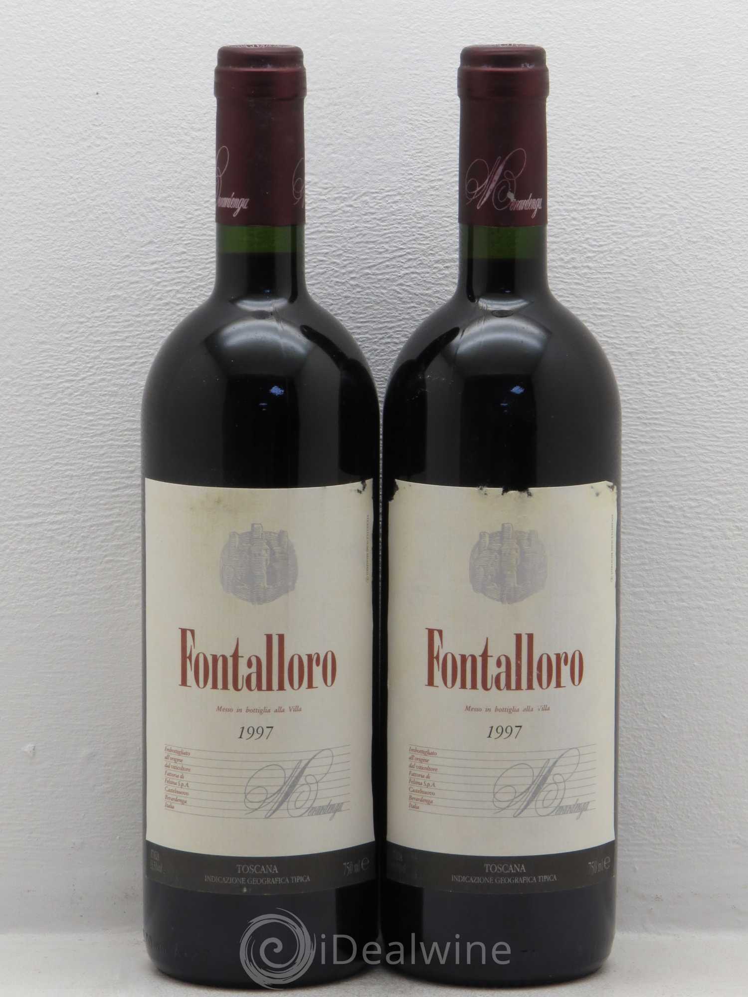 Toscana IGT Fontalloro Felsina IGT Toscana 1997 - Posten von 2 Flaschen - 0