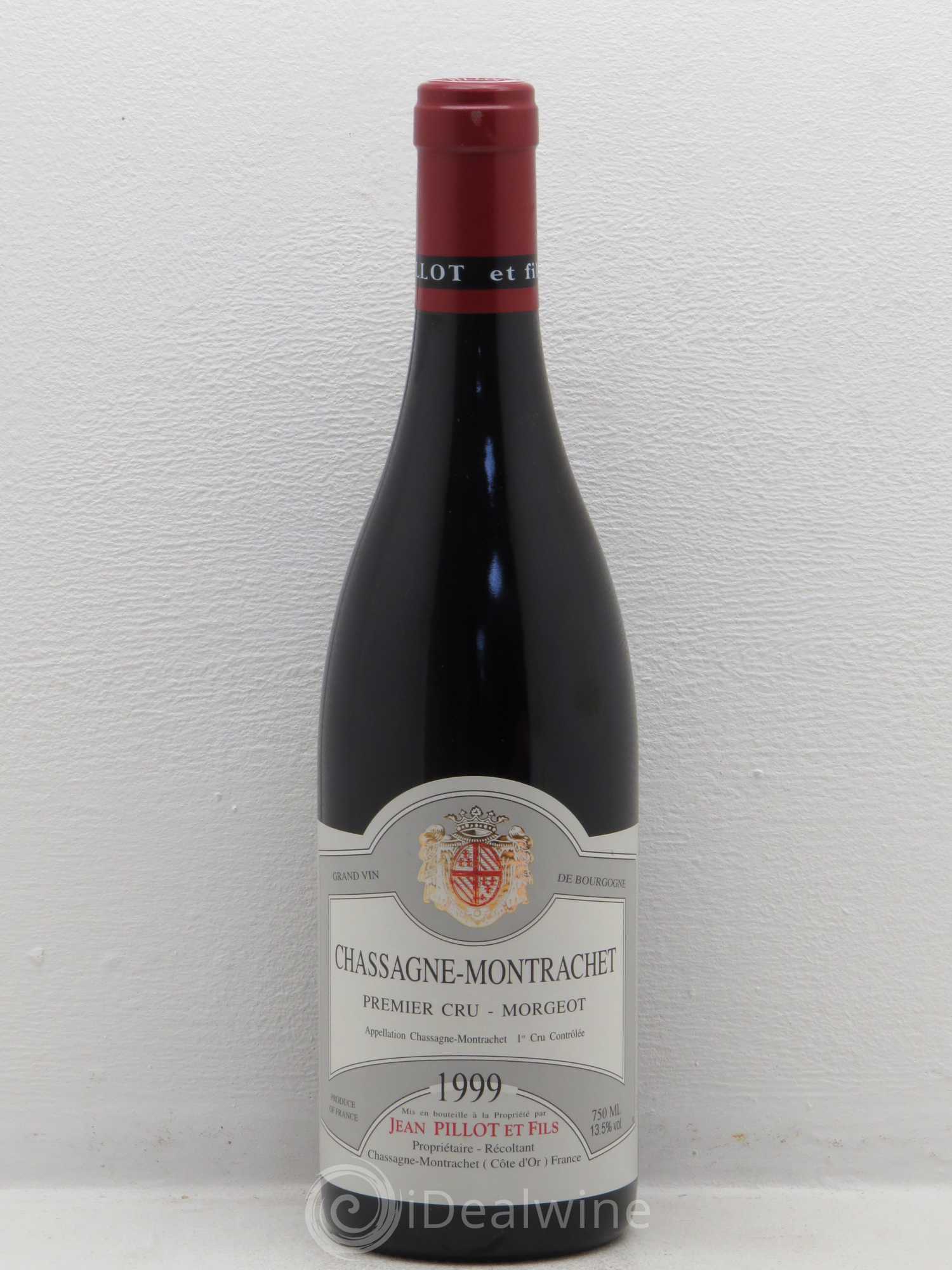 Chassagne-Montrachet 1er Cru Morgeot Pillot&Fils 1999 - Lot de 1 bouteille - 0