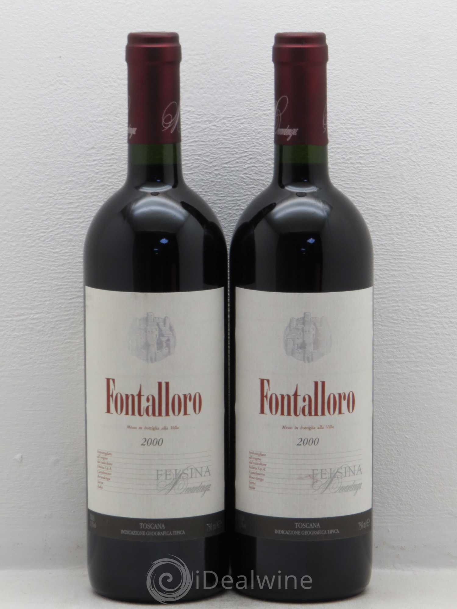 Toscana IGT Fontalloro Felsina IGT Toscana 2000 - Posten von 2 Flaschen - 0