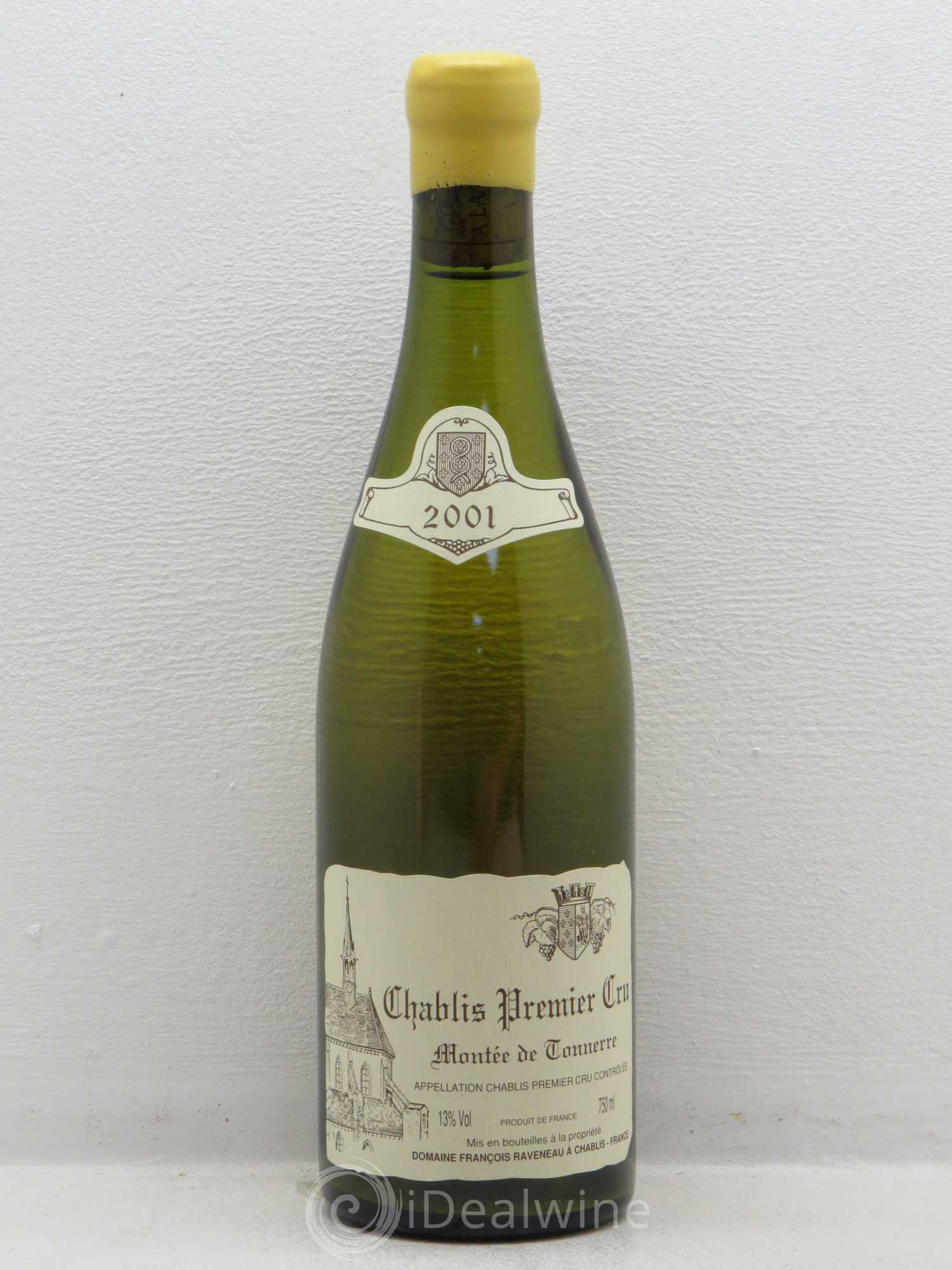 Chablis 1er Cru Montée de Tonnerre Raveneau (Domaine) 2001 - Lot de 1 bouteille - 0