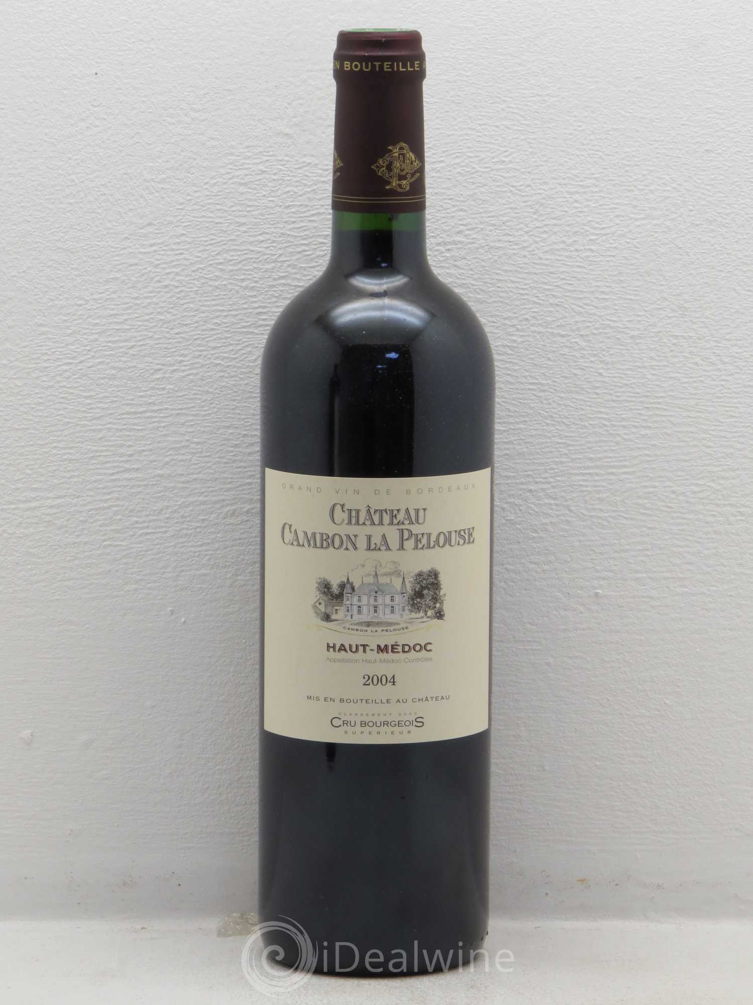 Château Cambon la Pelouse Cru Bourgeois 2004 - Lot de 1 bouteille - 0