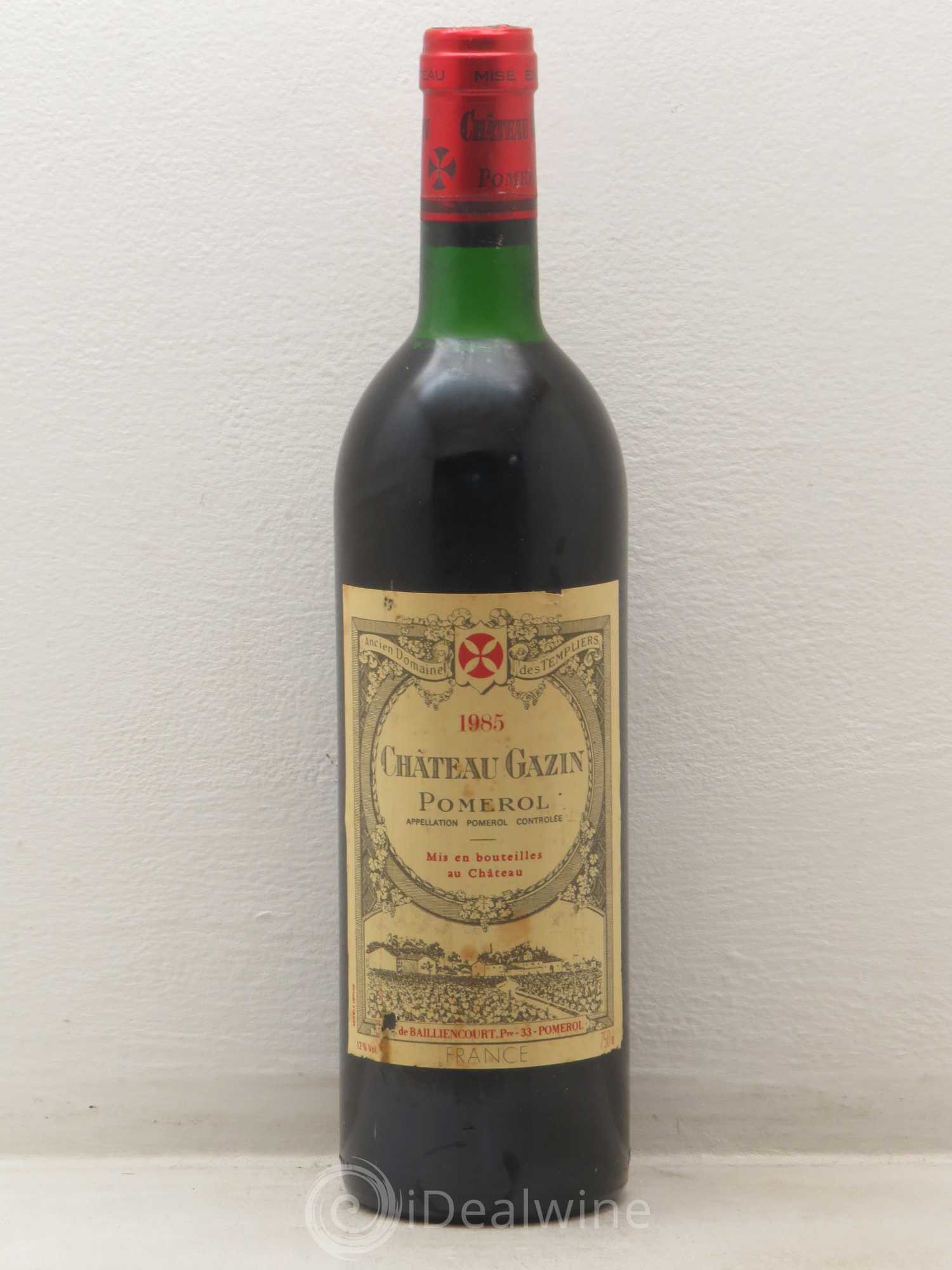 Château Gazin 1985 - Lot de 1 bouteille - 0