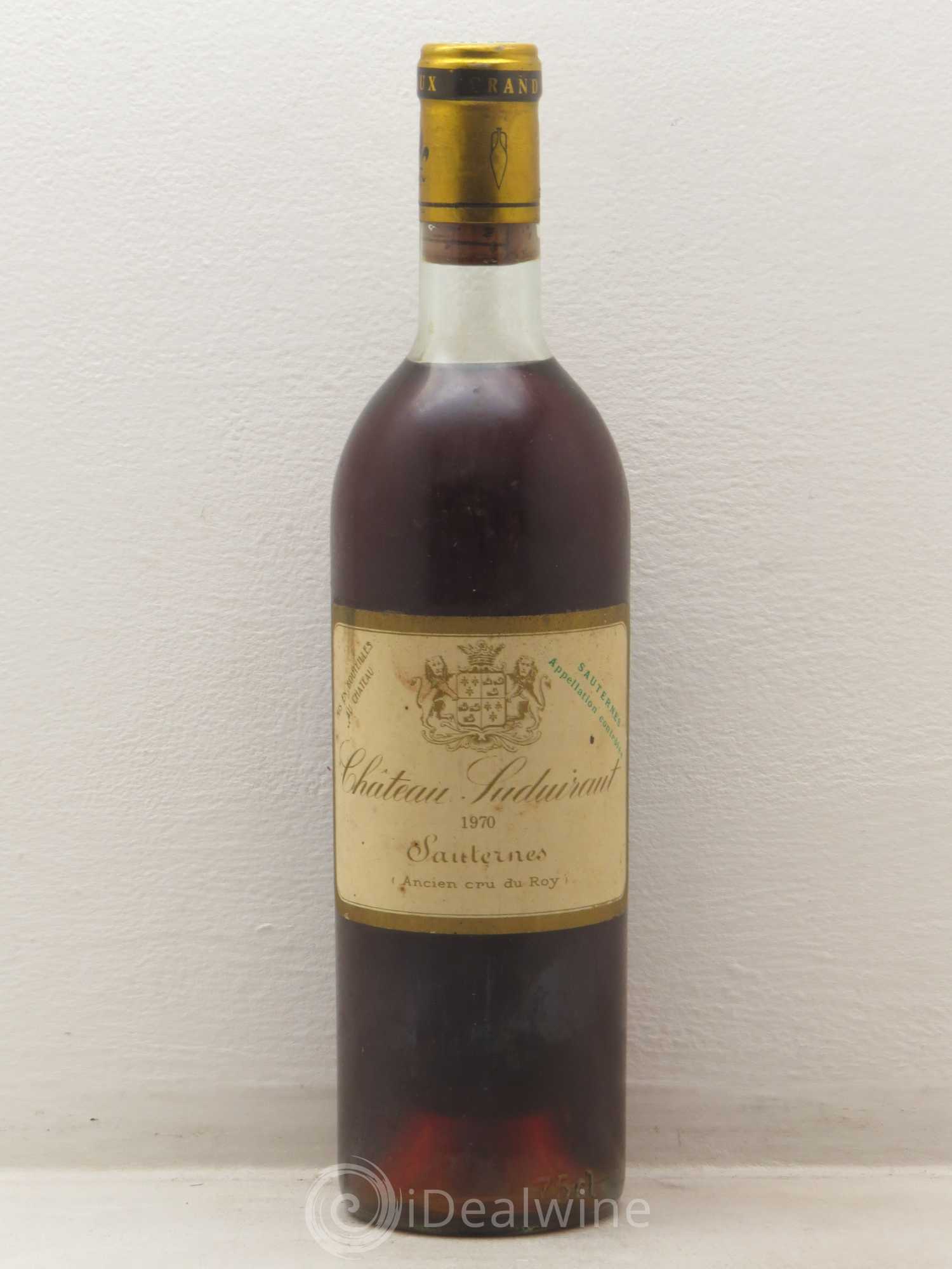 Château Suduiraut 1er Grand Cru Classé 1970 - Lotto di 1 bottiglia - 0