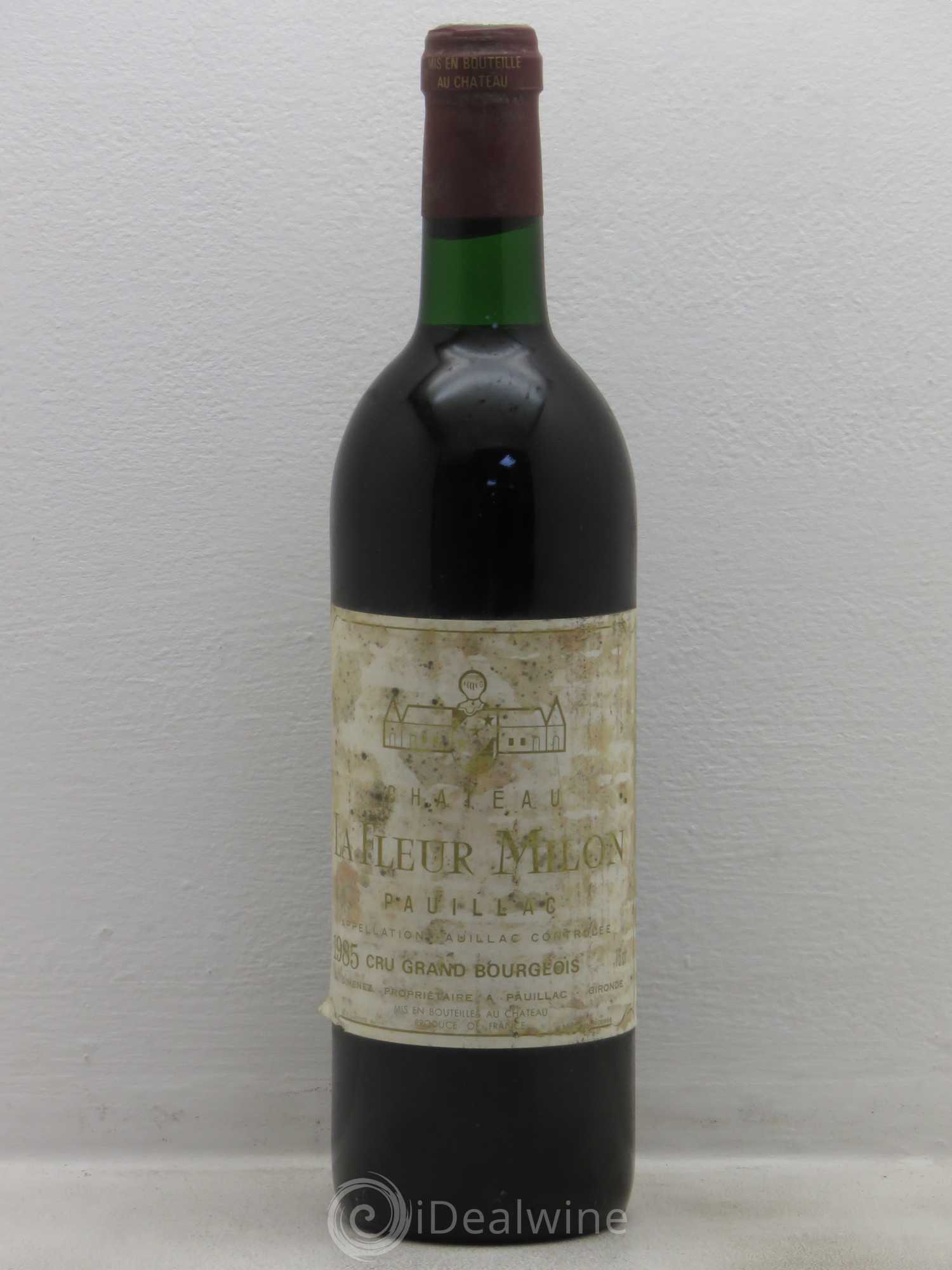 Château la Fleur Milon Cru Bourgeois 1985 - Lot de 1 bouteille - 0