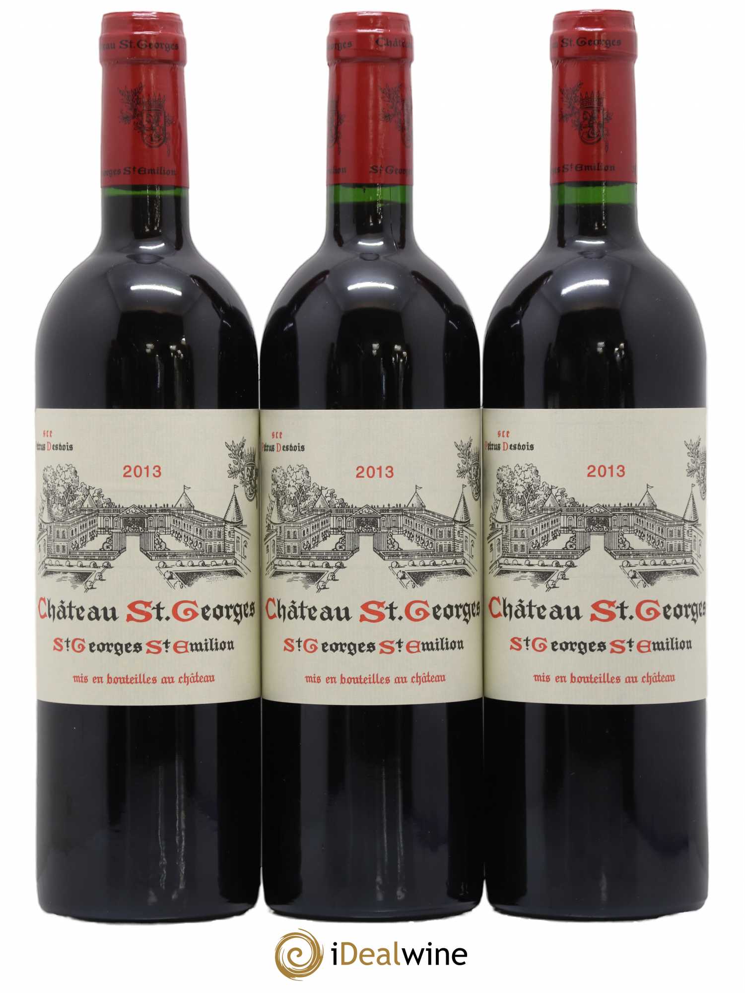 Château Saint-Georges (sans prix de réserve) 2013 - Lot de 6 bouteilles - 1