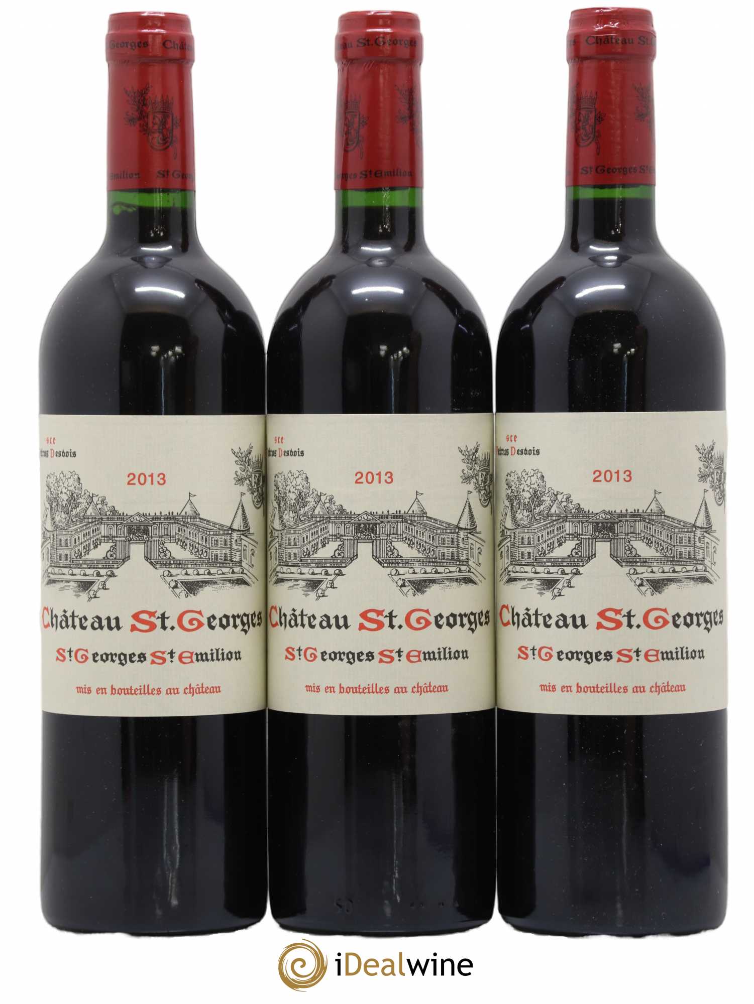 Château Saint-Georges (sans prix de réserve) 2013 - Lot de 3 bouteilles - 0