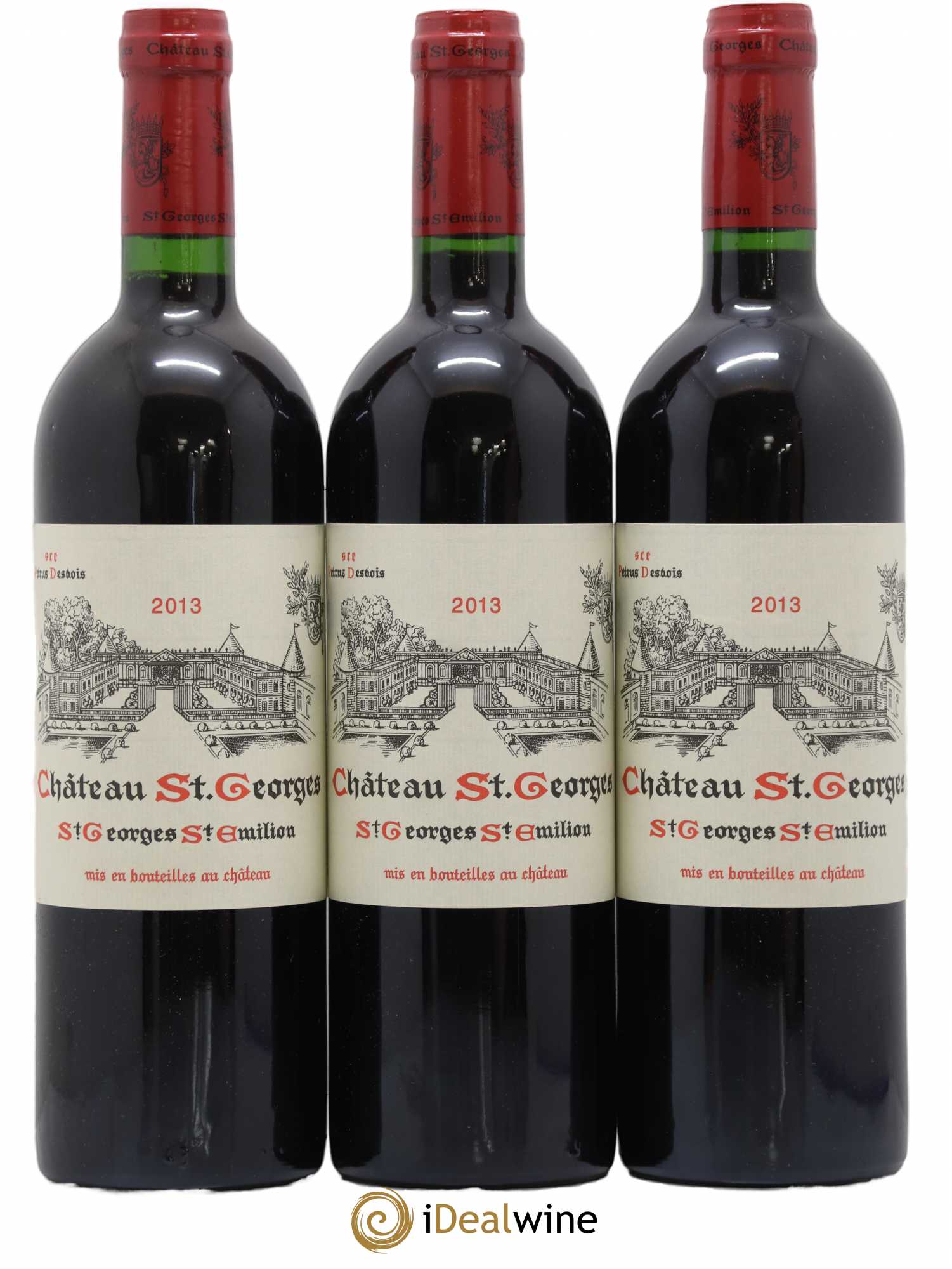 Château Saint-Georges (sans prix de réserve) 2013 - Lot de 3 bouteilles - 0
