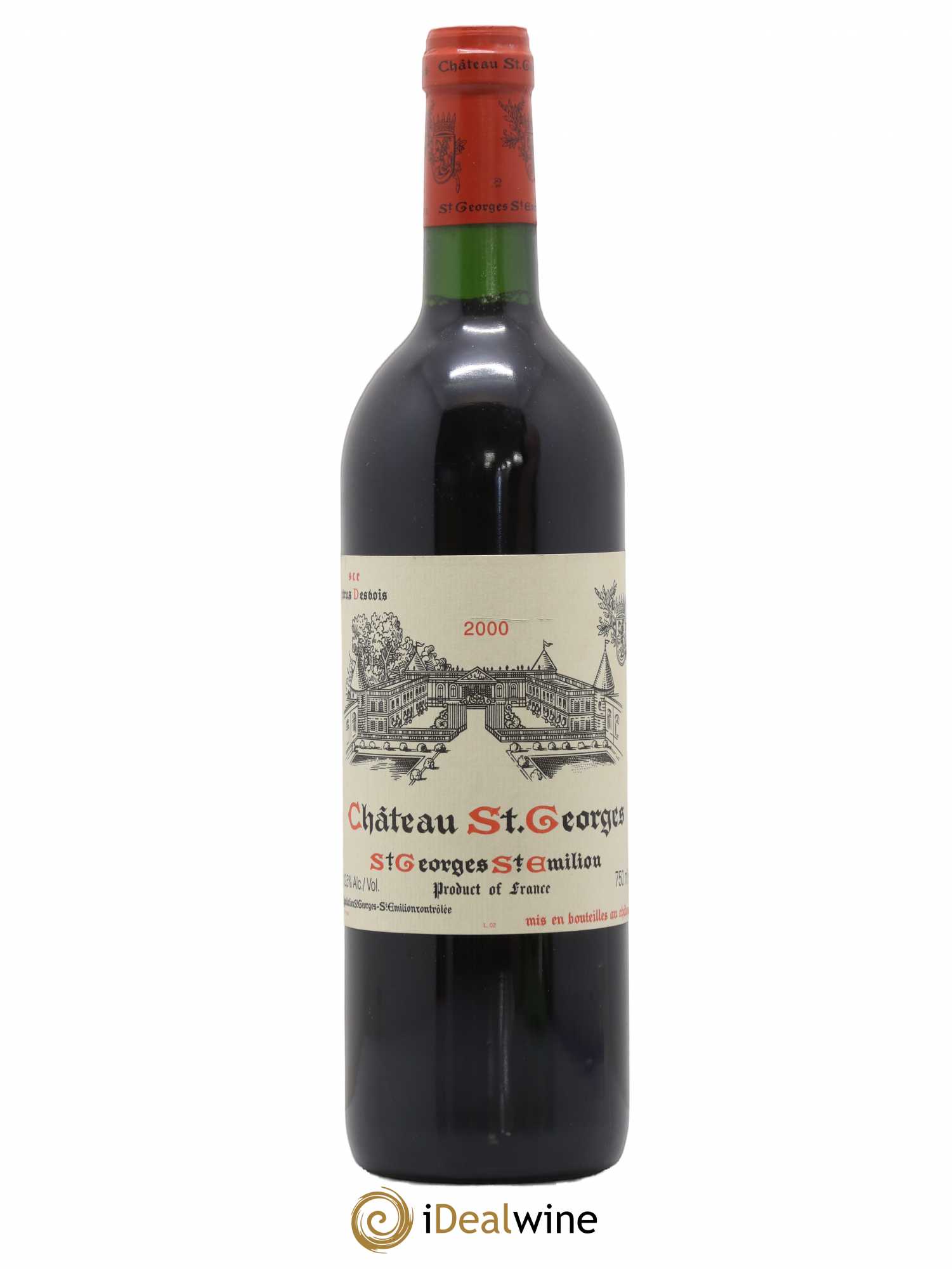 Château Saint-Georges 2000 - Lot de 1 bouteille - 0