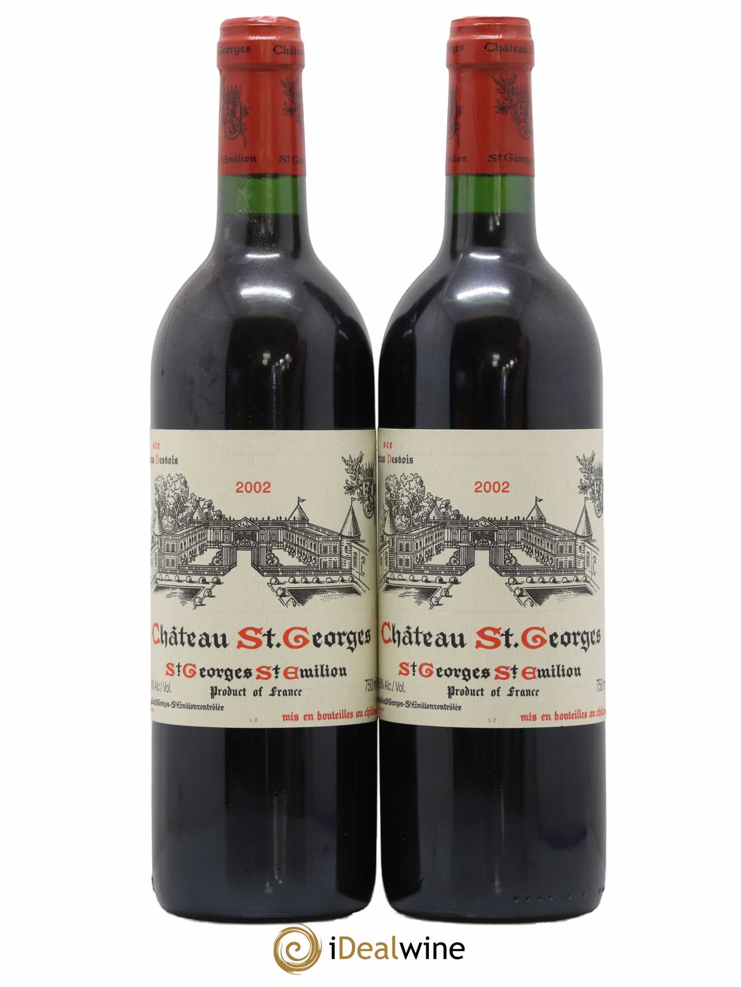Château Saint-Georges 2002 - Lot de 2 bouteilles - 0