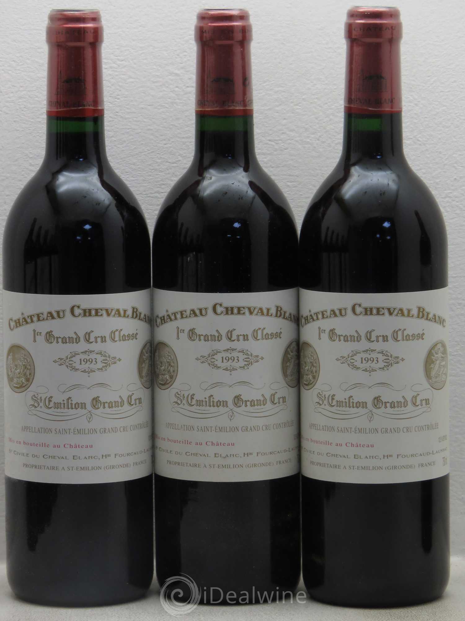 Château Cheval Blanc 1er Grand Cru Classé A 1993 - Lot de 12 bouteilles - 2