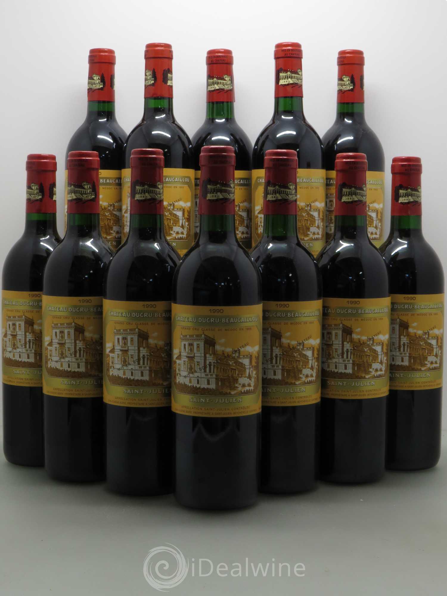 Château Ducru Beaucaillou 2ème Grand Cru Classé 1990 - Lot de 12 bouteilles - 0