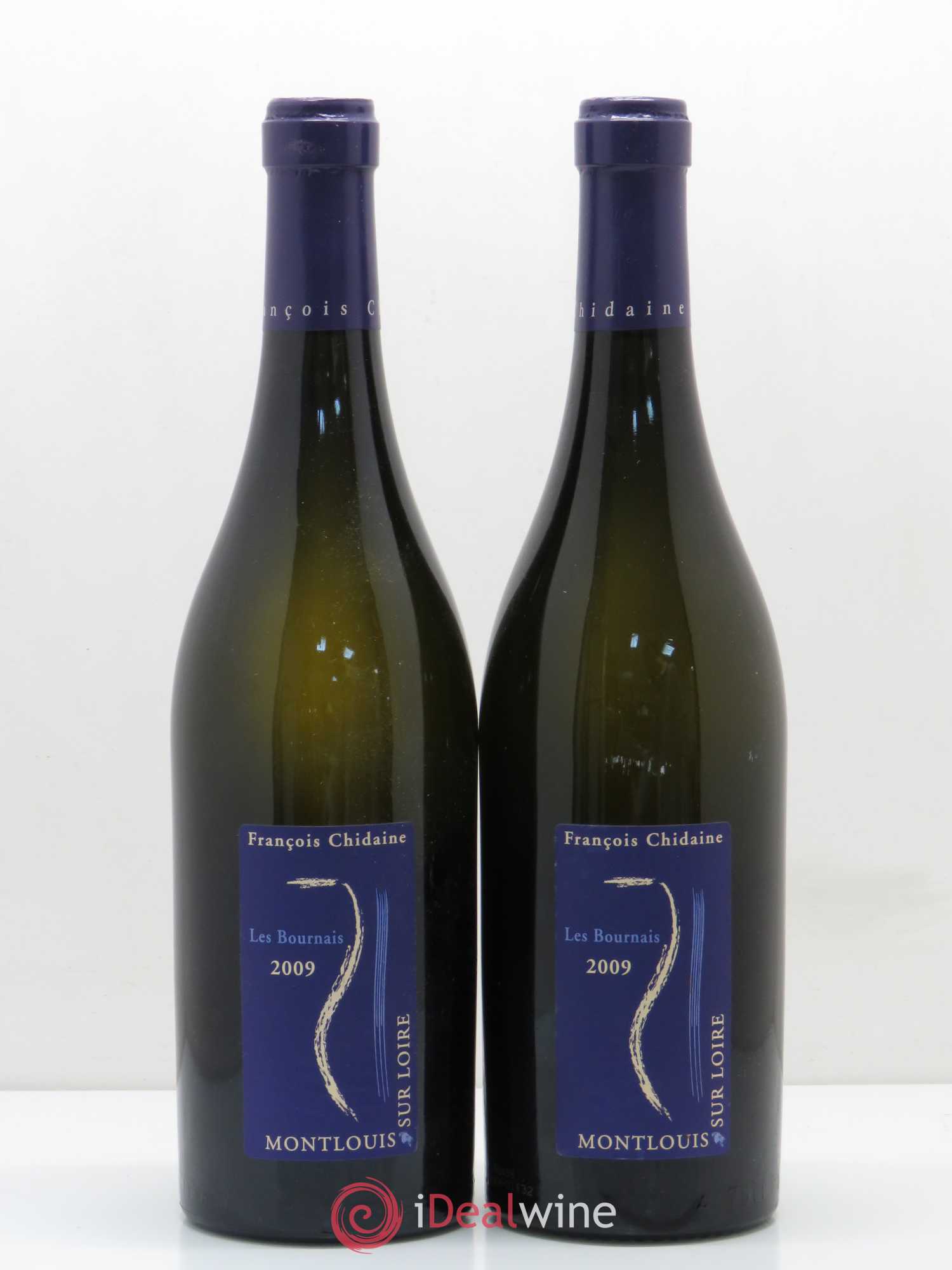 Montlouis-sur-Loire Les Bournais François Chidaine 2009 - Lot de 2 bouteilles - 0